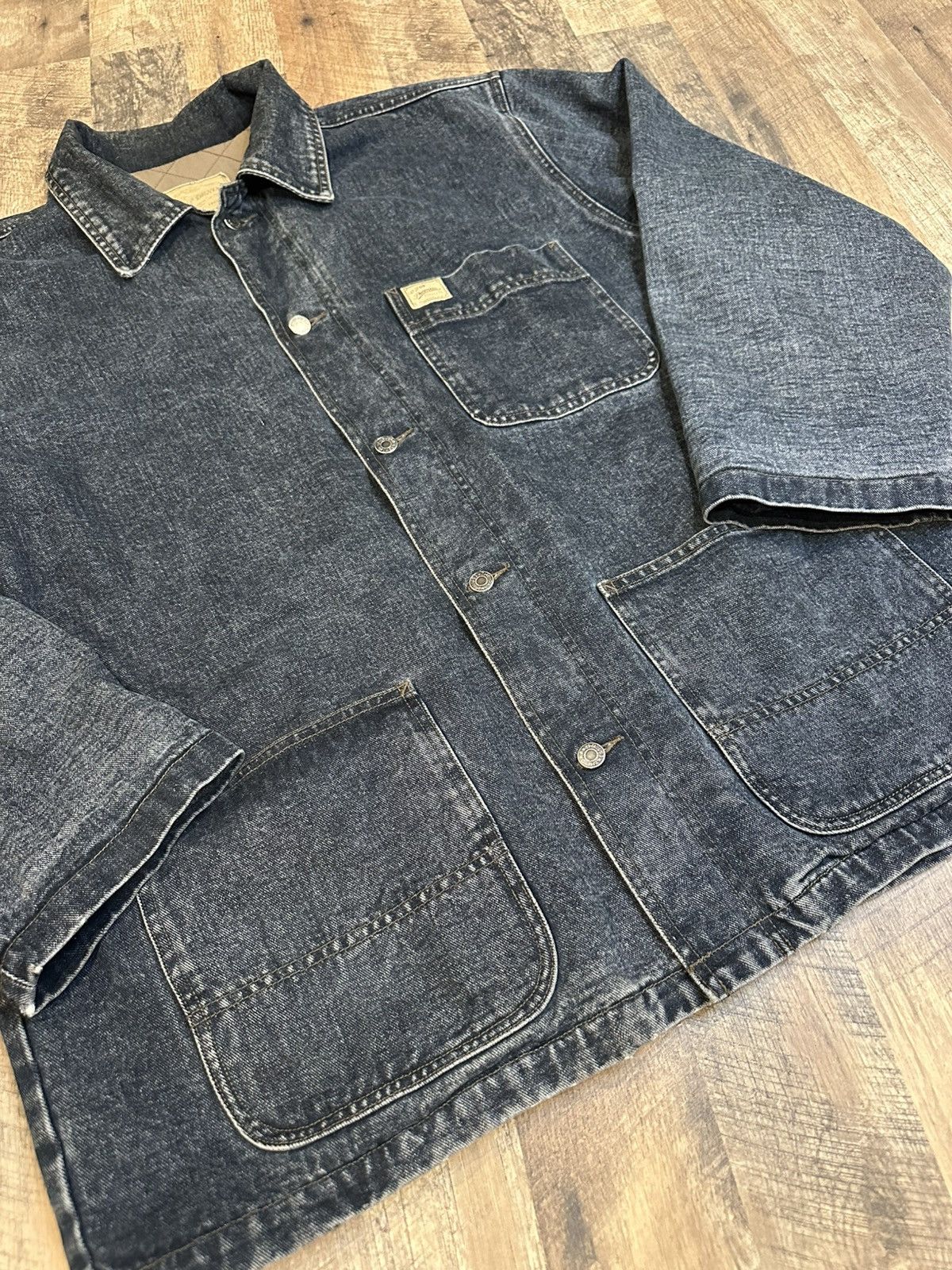 Gap Vintage 90s Gap Denim Premier Standard Barn Jacket Lined Size US XXL / EU 58 / 5 - 3 Thumbnail