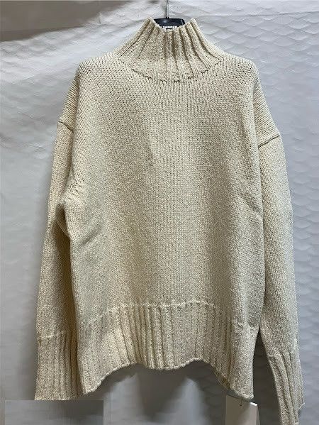 Jil Sander o1loc1c1224 Sweater in White Size M / US 6-8 / IT 42-44 - 1 Preview