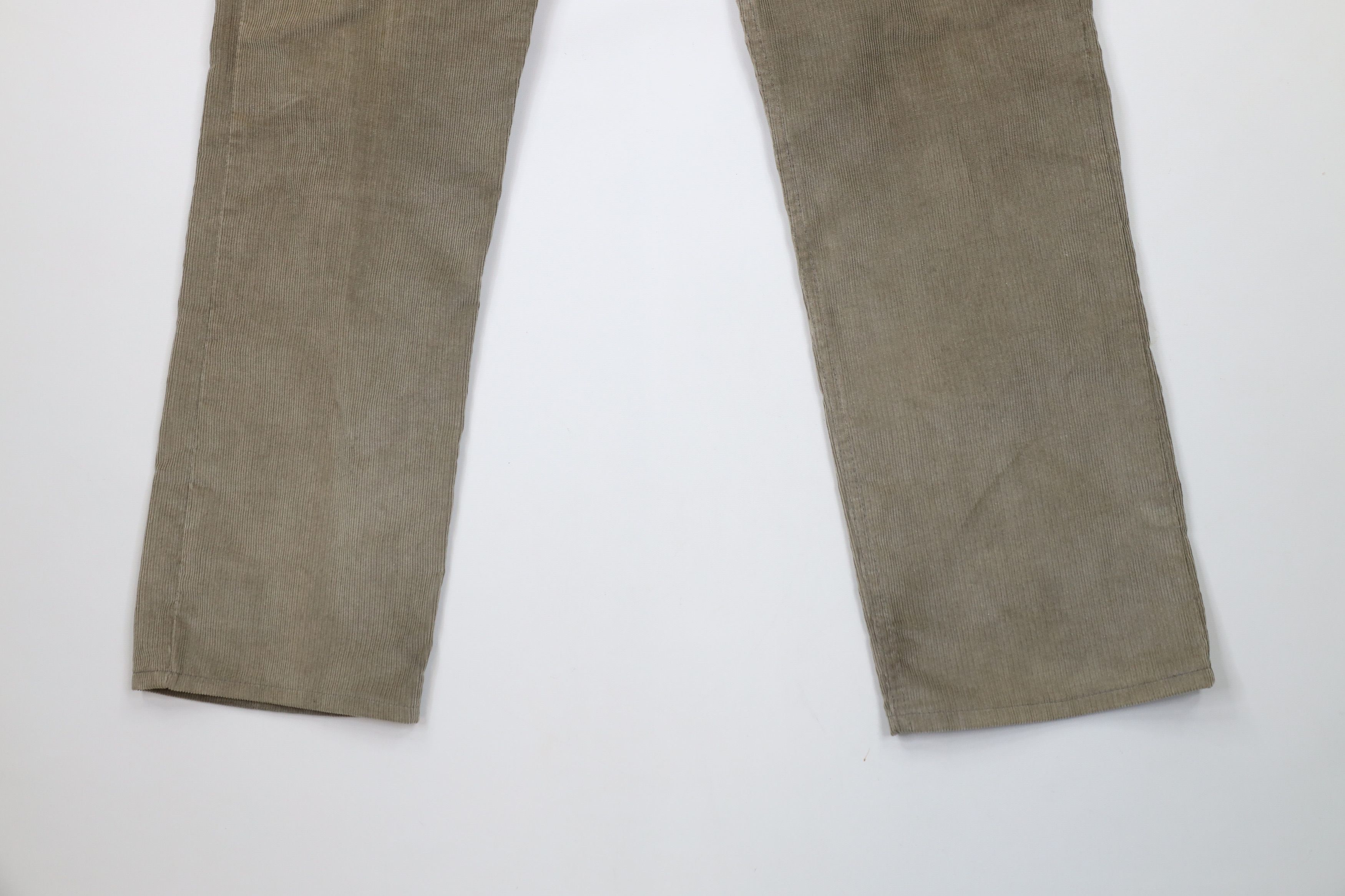 Levi's × Vintage Vintage 80s Levis Flared Corduroy Chino Pants Gray USA Size US 34 / EU 50 - 3 Thumbnail