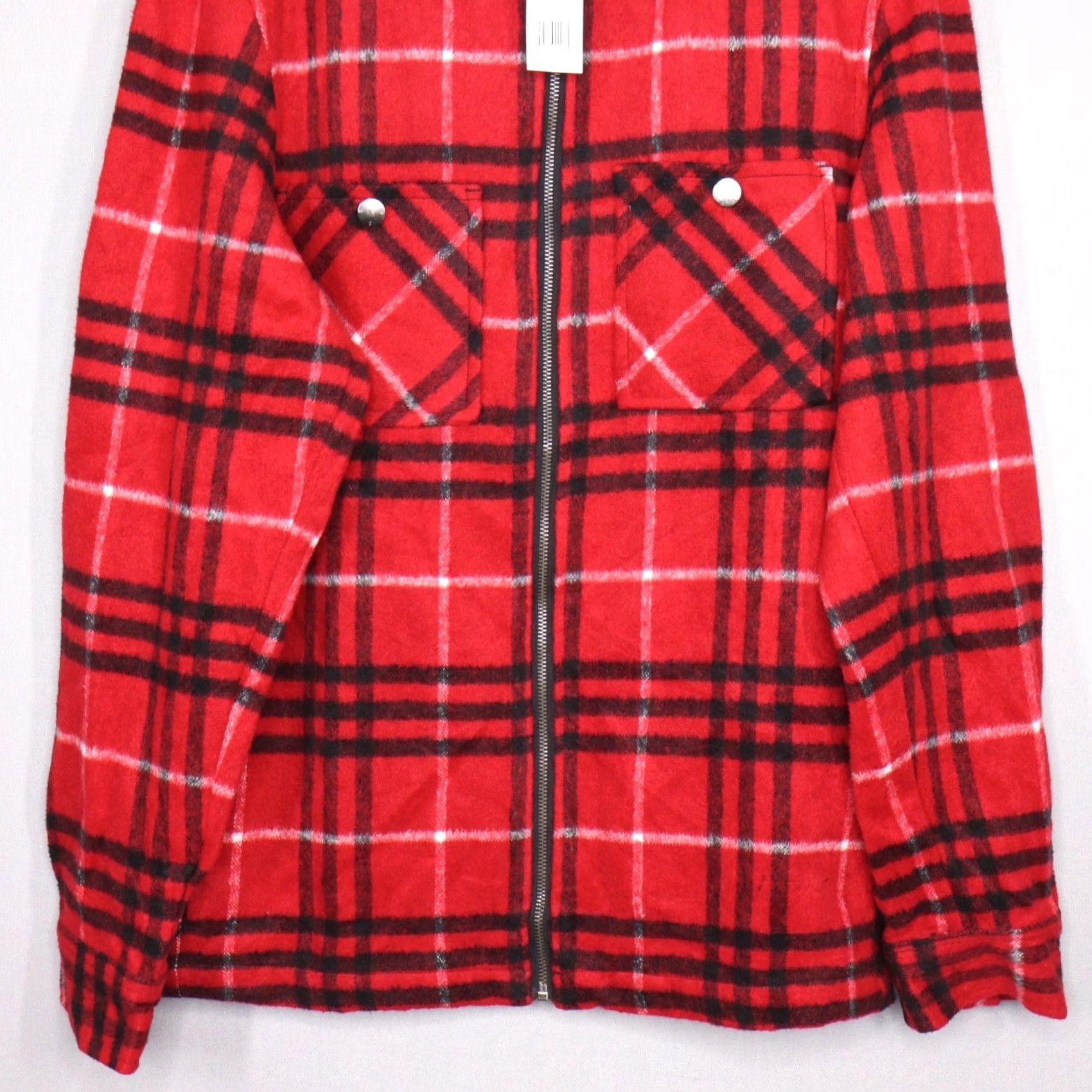 Vintage Alaska 1959 Wilderness Gear Jacket Mens Red Plaid Sherpa Collar Full Zip Bomber Jacket Size US M / EU 48-50 / 2 - 5 Thumbnail