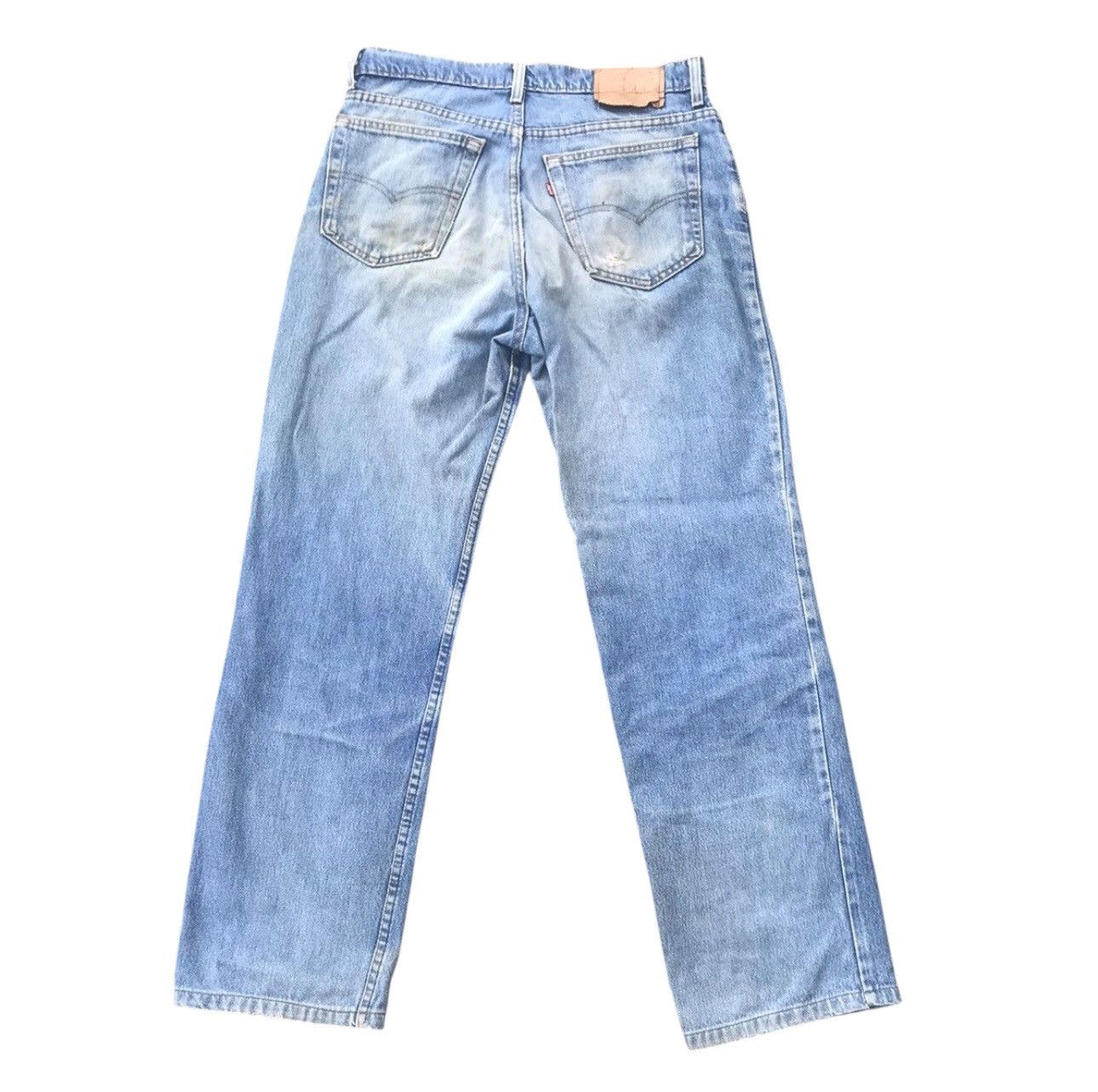 Levi's Vintage 90s Levis 520 Distressed Denim Made in USA Size US 32 / EU 48 - 1 Thumbnail