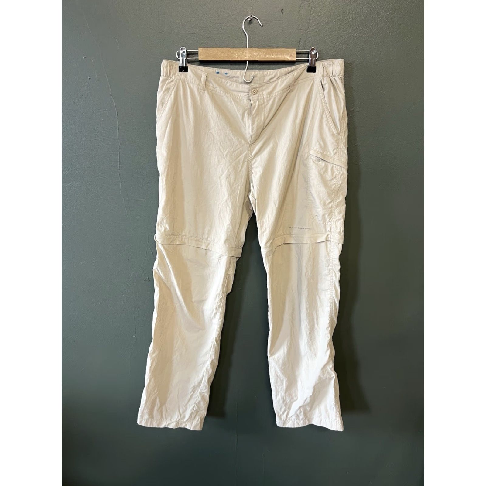 Vintage Columbia Mens Ivory Outdoor Hiking Convertible Cargo Pants Size Large Size US 33 - 2 Thumbnail