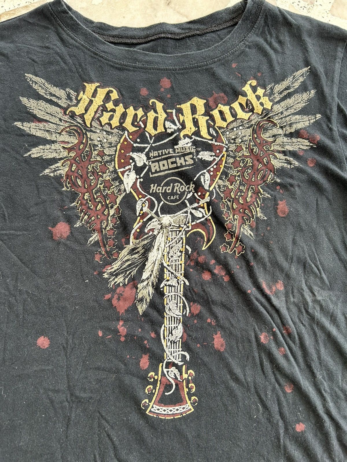 Hard Rock Cafe Hard Rock Black Tee Vintage Size S / US 4 / IT 40 - 6 Thumbnail
