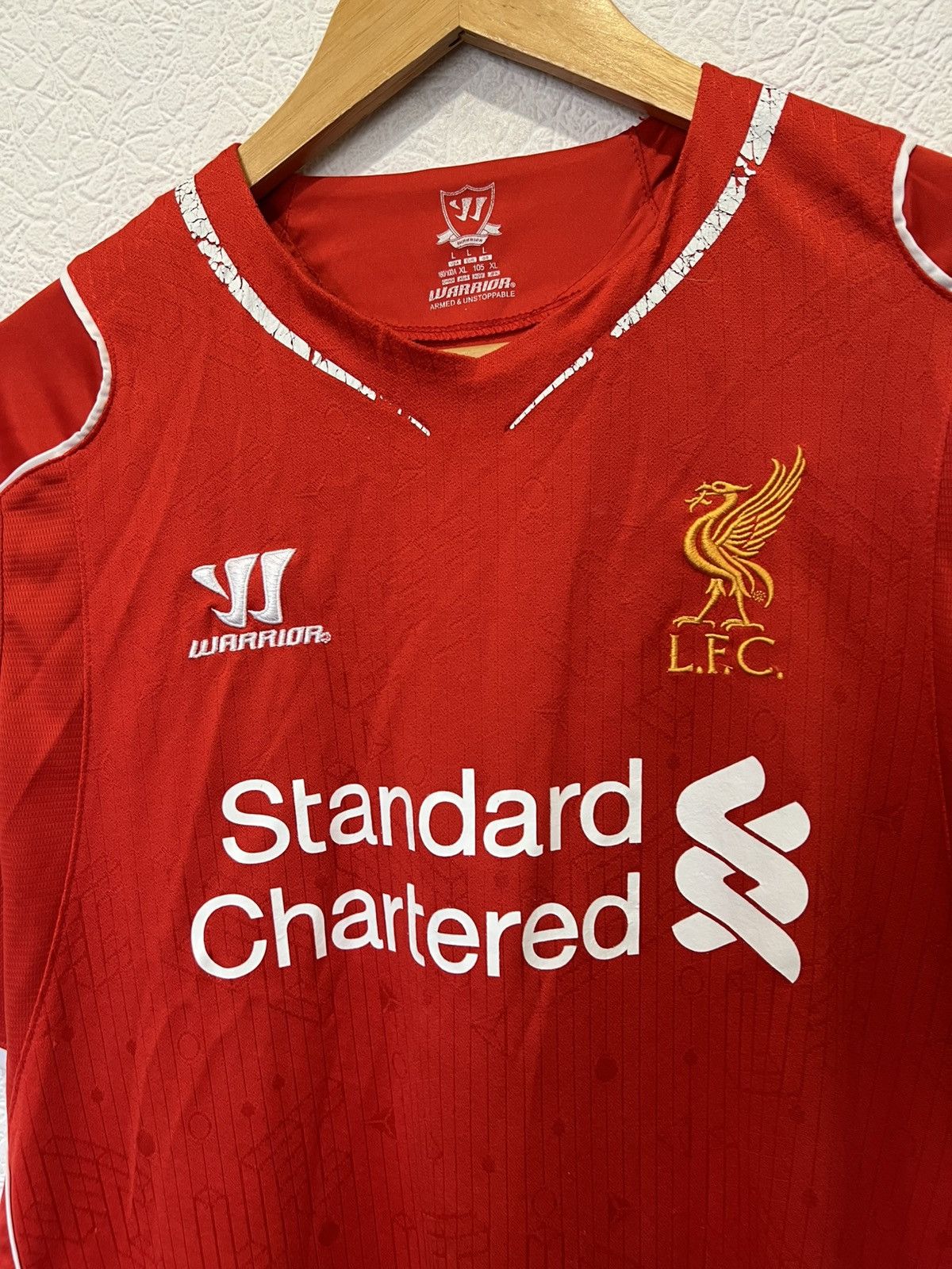 Warrior Liverpool Warrior 2014/2015 Home Kit Soccer Jersey Football Size US L / EU 52-54 / 3 - 2 Thumbnail