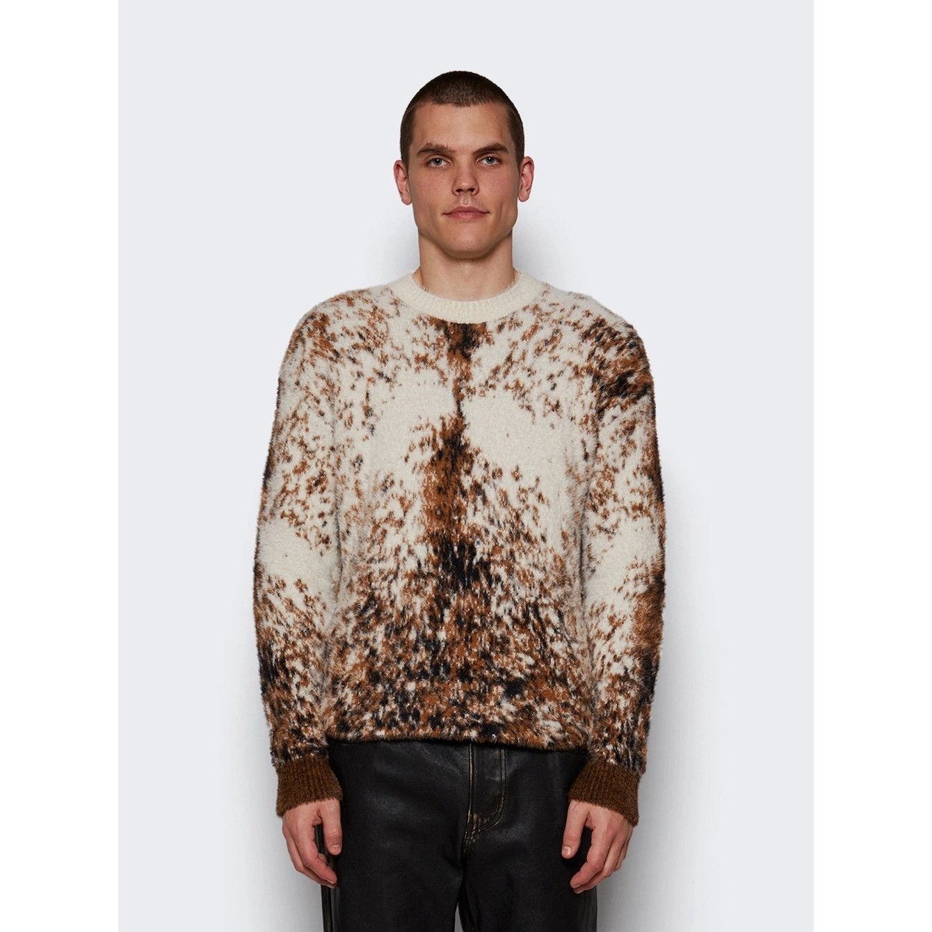 Diesel Diesel Itello Sweater in Chocolate Small New Mens Knit Pullo Size US S / EU 44-46 / 1 - 4 Thumbnail