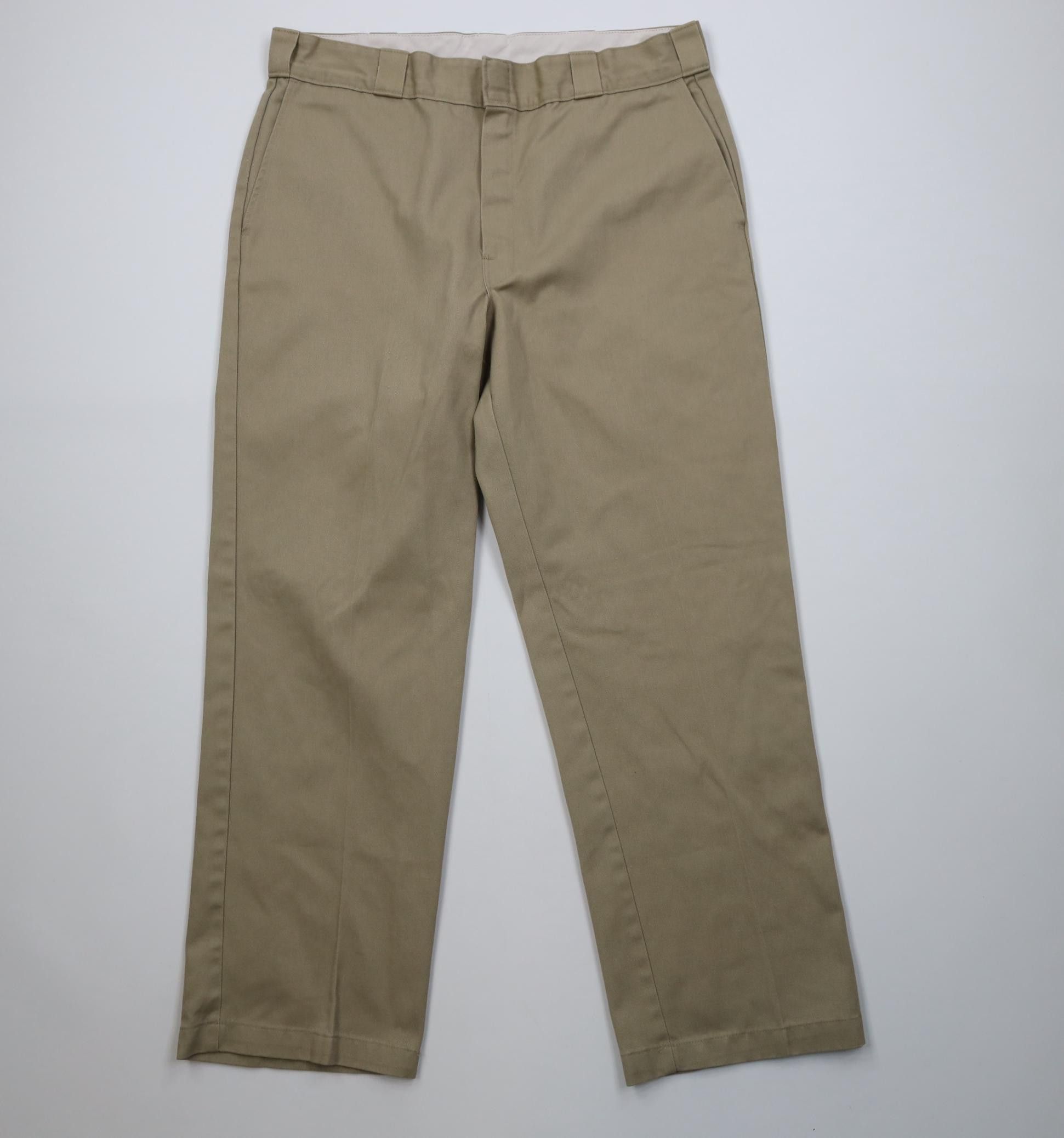Dickies Vintage Y2K Dickies Wide Leg Workwear Pants Beige Workwear Size US 36 / EU 52 - 1 Thumbnail