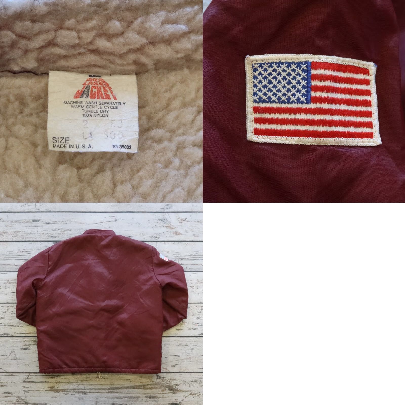 VINTAGE Ford Cobra Racing Jacket Mens Jacket L Red Ford Cobra Racing Jacket Mens L Red Vintage