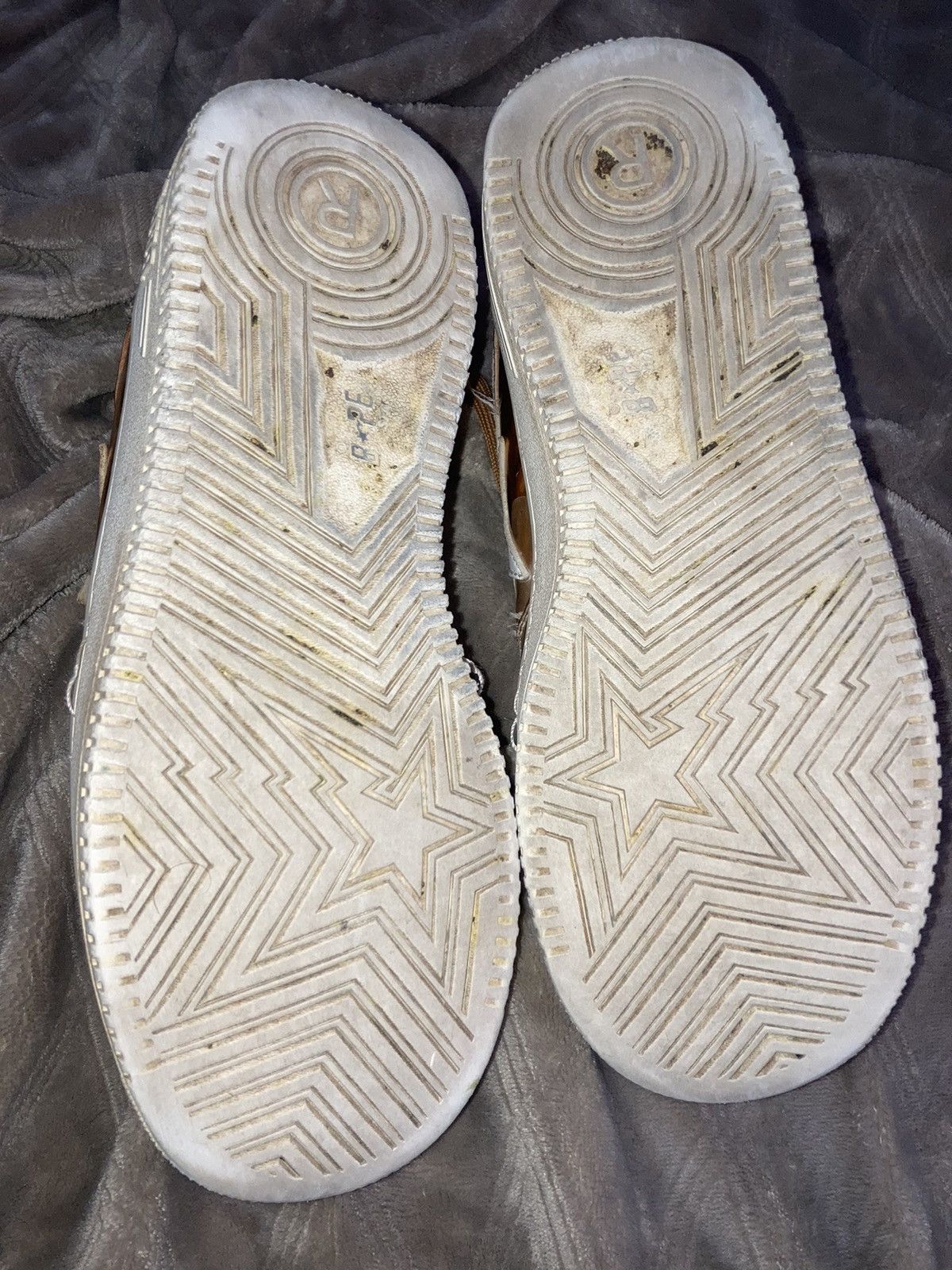 Bape Gold Foil Bapesta Size US 9 / EU 42 - 8 Thumbnail