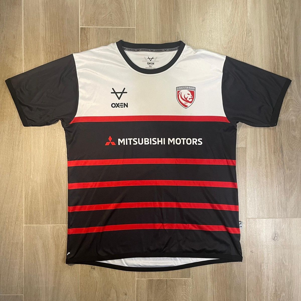 Other Mitsubishi Motors Oxen Gloucester Rugby shirt jersey tee Size US XXL / EU 58 / 5 - 1 Thumbnail