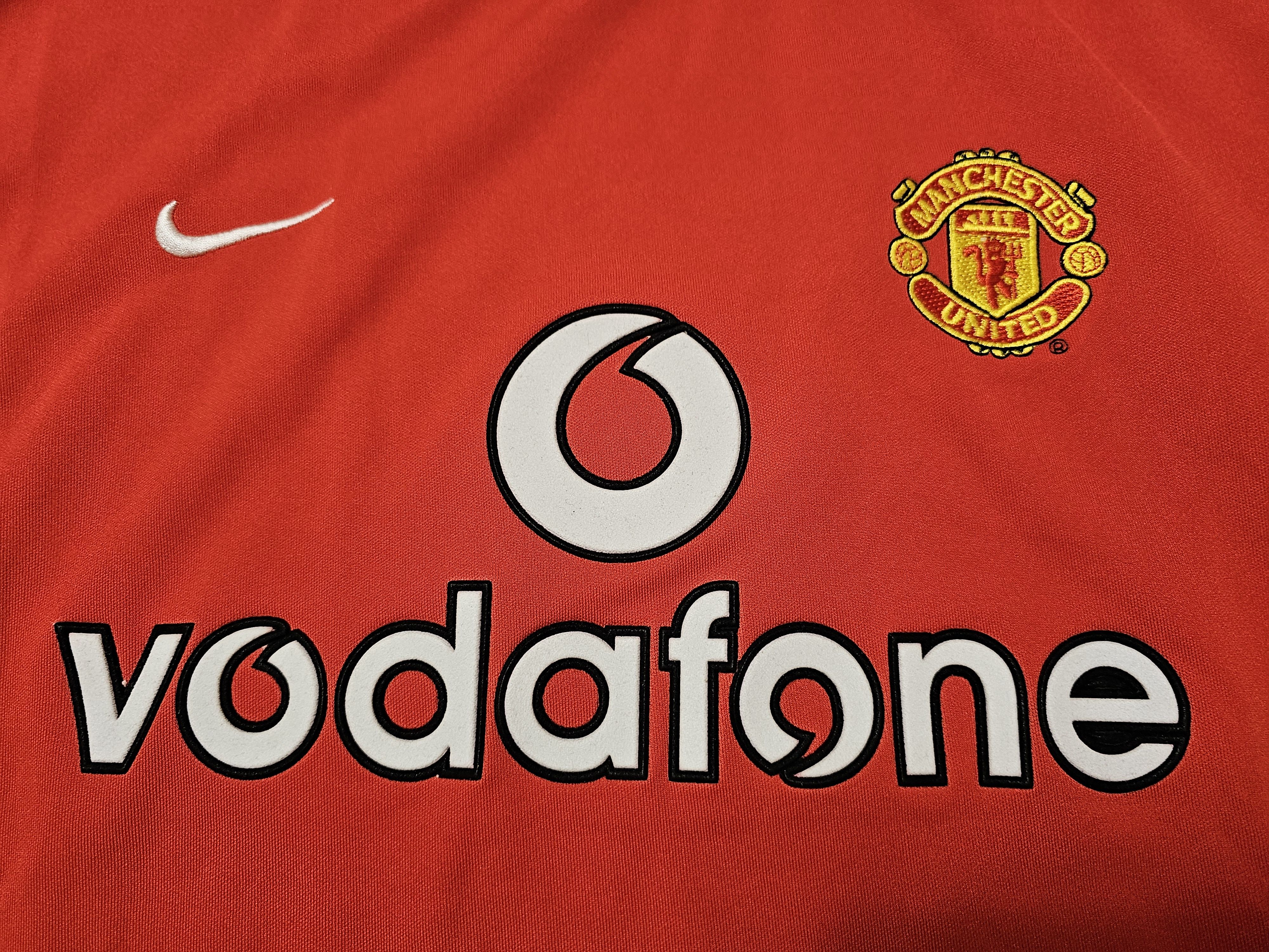 All Sport MANCHESTER UNITED 2002 2004 HOME FOOTBALL SOCCER JERSEY Size US XL / EU 56 / 4 - 3 Thumbnail