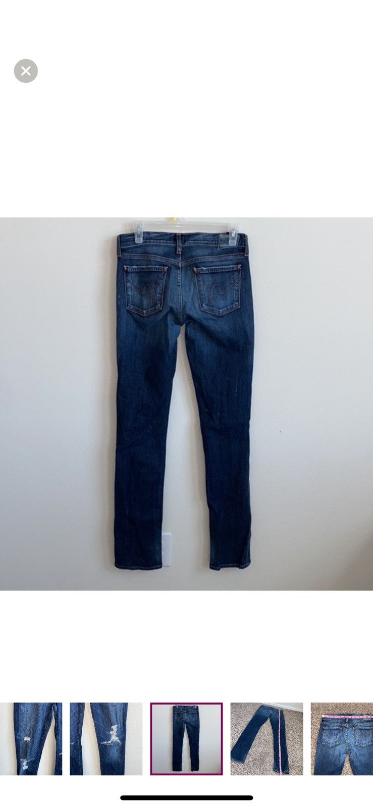 Citizens Of Humanity Citizens of humanity Ava low rise straight jeans size 27 Size 27" / US 4 / IT 40 - 2 Thumbnail