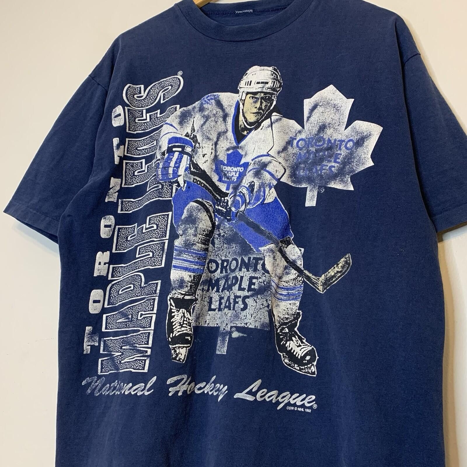 NHL Vintage 1992 Toronto Maple Leafs NHL Shirt Blue Size XL Size US XL / EU 56 / 4 - 3 Thumbnail