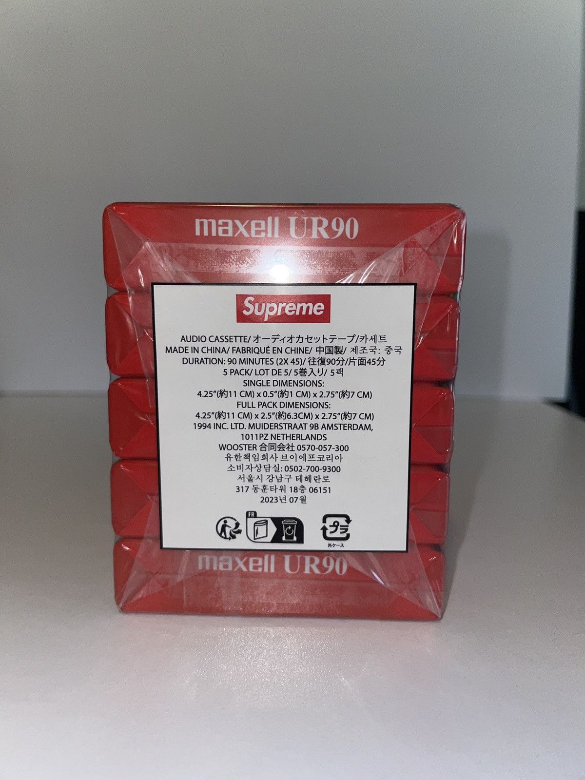 Supreme Supreme Maxxel Cassette Tape (5pack) Size ONE SIZE - 3 Thumbnail