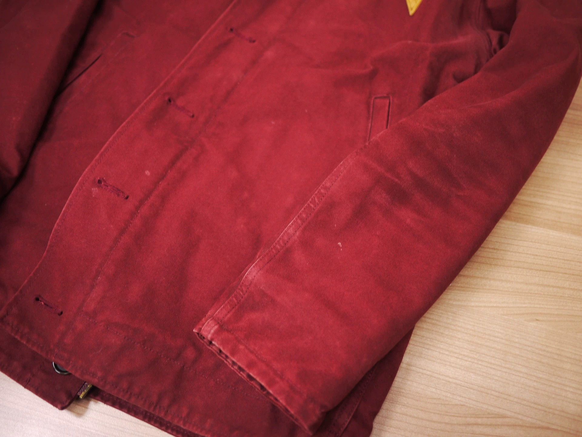 Visvim VISVIM DECKHAND JKT BURGUNDY 2 Used Size US M / EU 48-50 / 2 - 3 Thumbnail