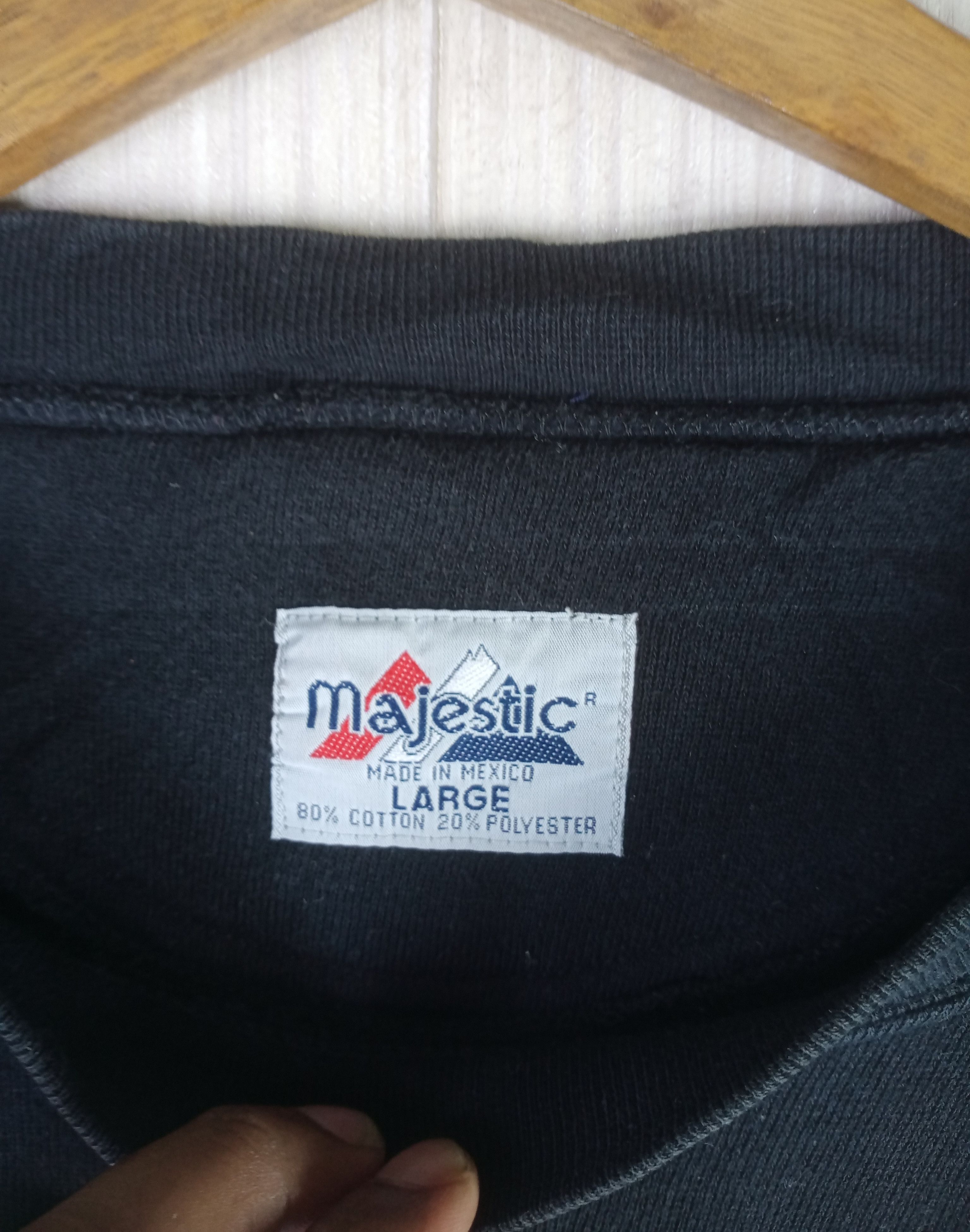 Majestic Rare Vintage Raiders Majestic NFL Crewneck Sweatshirt Size US L / EU 52-54 / 3 - 5 Thumbnail
