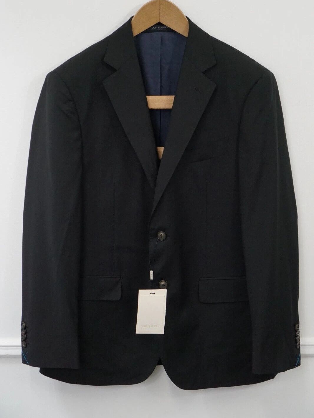 Suitsupply Men Suitsupply Blazer Napoli Single Breasted Wool REDA US44L Size 44L - 1 Thumbnail