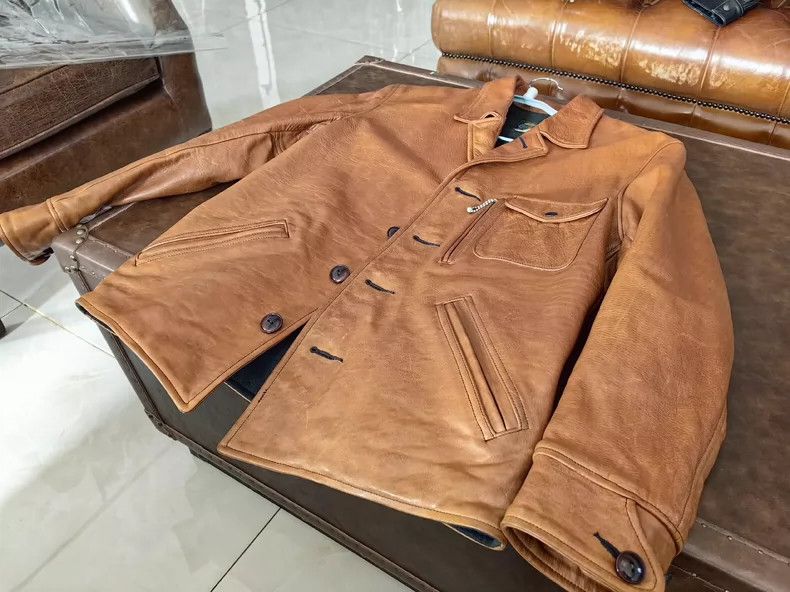 The Real McCoy's the real mccoys 1940s Brown Leather Jacket Size US M / EU 48-50 / 2 - 3 Thumbnail