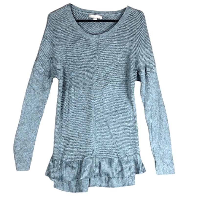 Banana Republic Banana Republic Womens Sweater Gray Round Neck Long Sleeve S Knit Pullover Casual Workwear Professional Minimalist 90s? Size S / US 4 / IT 40 - 2 Thumbnail
