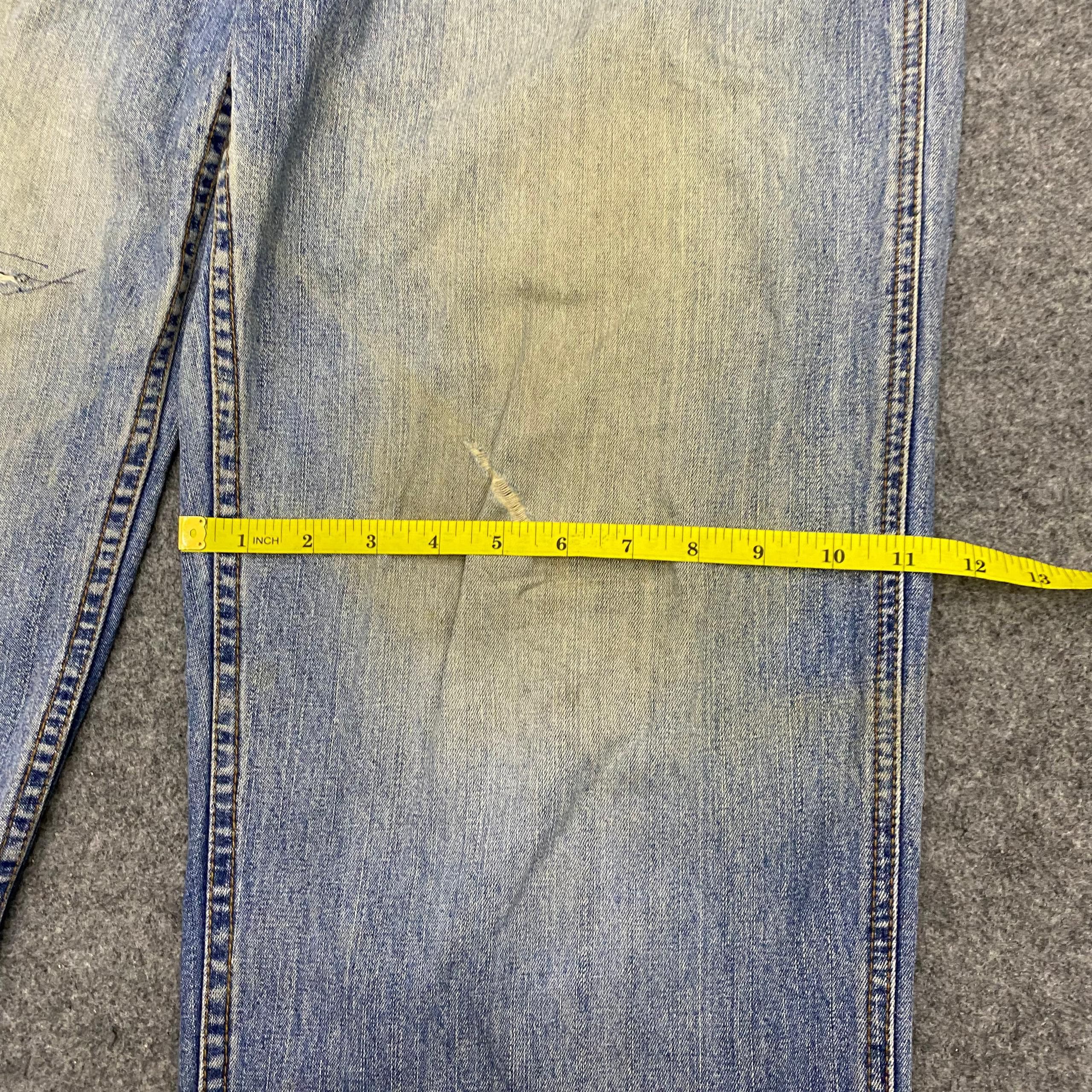 Chaps 💥Best Offer💥Vintage Chap Denim Canperter Distressed Denim Size US 34 / EU 50 - 7 Thumbnail