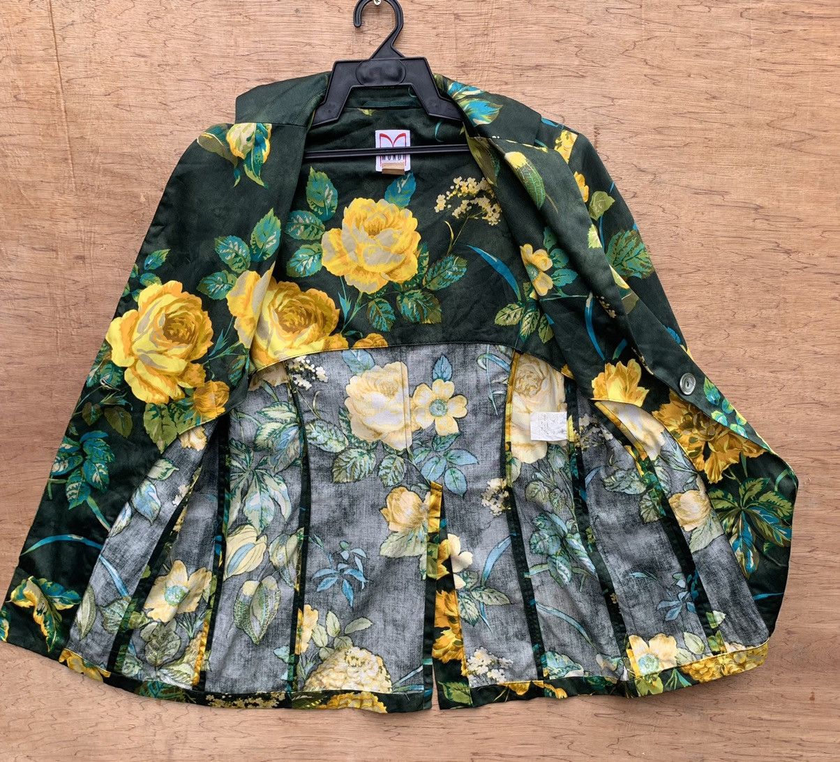 Vintage Vintage Mondi Business Floral Full Print Blazzer Size M / US 6-8 / IT 42-44 - 20 Thumbnail