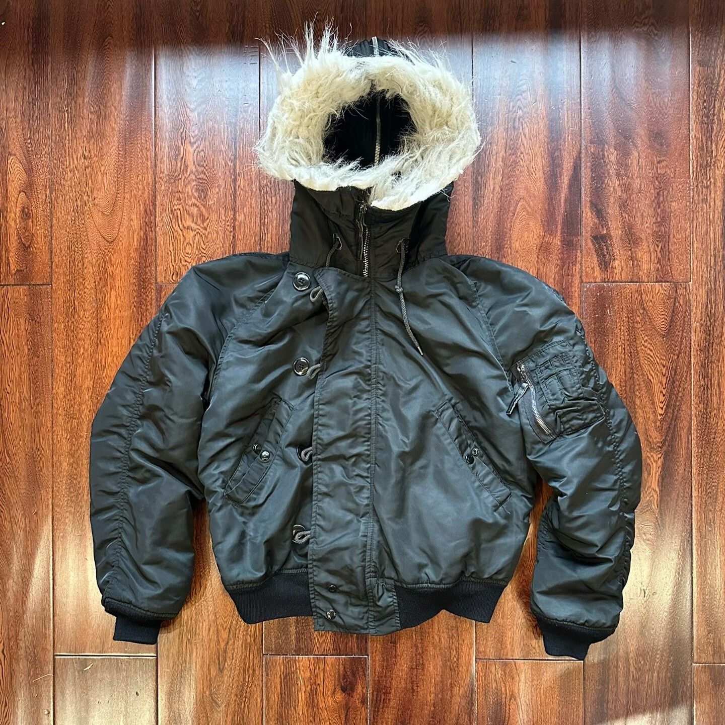 Vintage Vintage 80s Aphla N2B Bomber Size US M / EU 48-50 / 2 - 1 Thumbnail