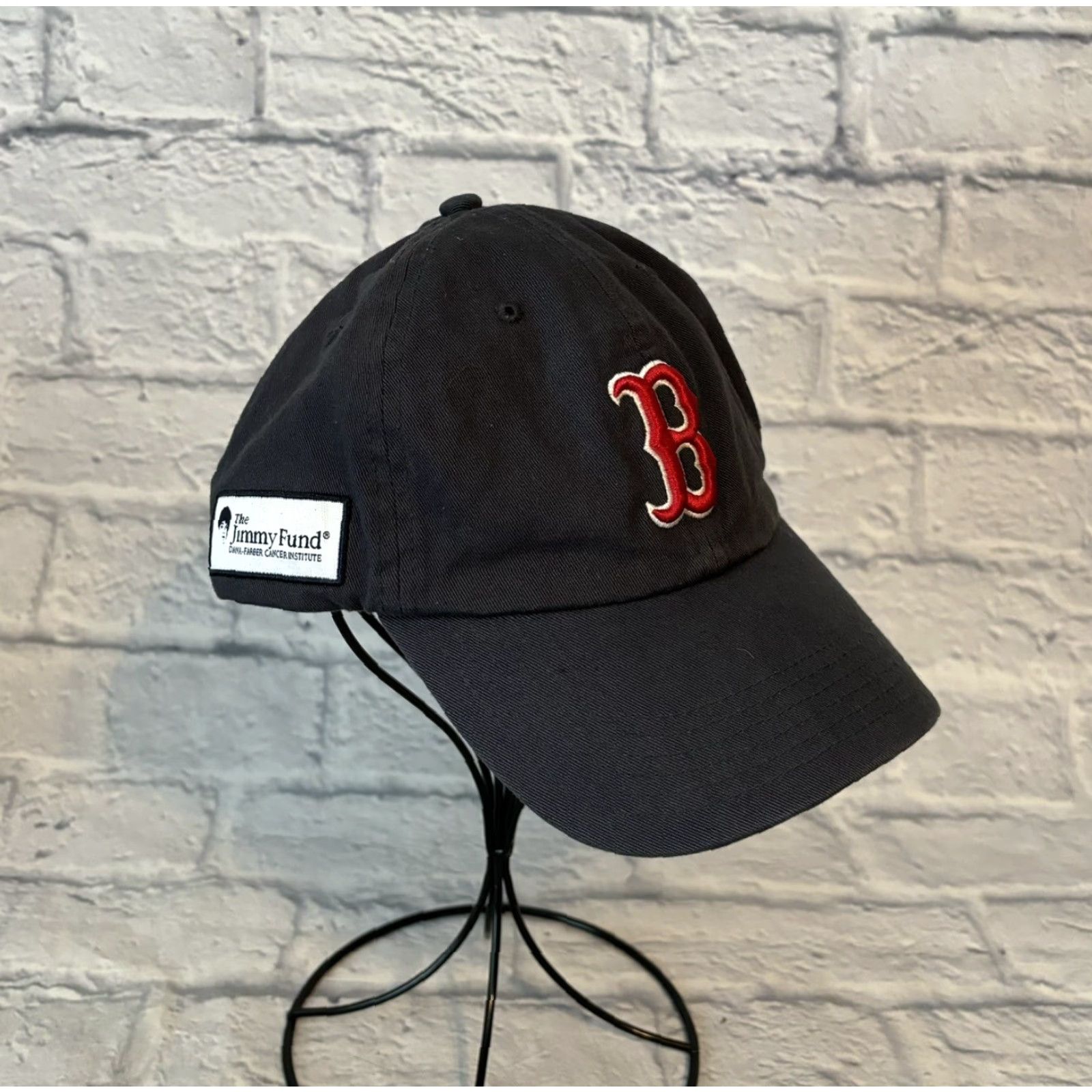 MLB VINTAGE Boston Red Sox Baseball Cap Hat MLB Jimmy Fund Cancer Institute RARE Size ONE SIZE - 2 Thumbnail