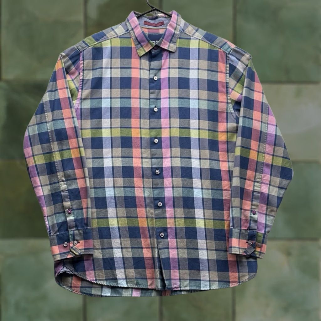 Tommy Bahama Tommy Bahama Shirt Mens M Multicolor Plaid Check Preppy Button Up Size US M / EU 48-50 / 2 - 1 Thumbnail