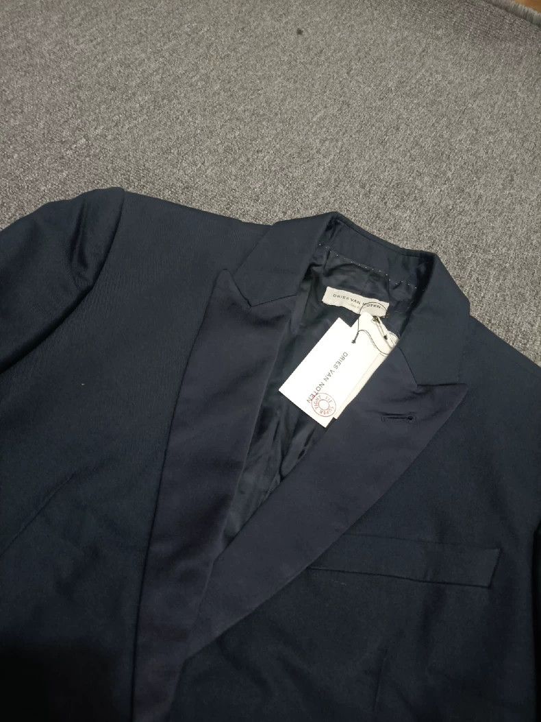 Dries Van Noten Dries Van Noten Blue Black Suit Set Size US M / EU 48-50 / 2 - 1 Thumbnail