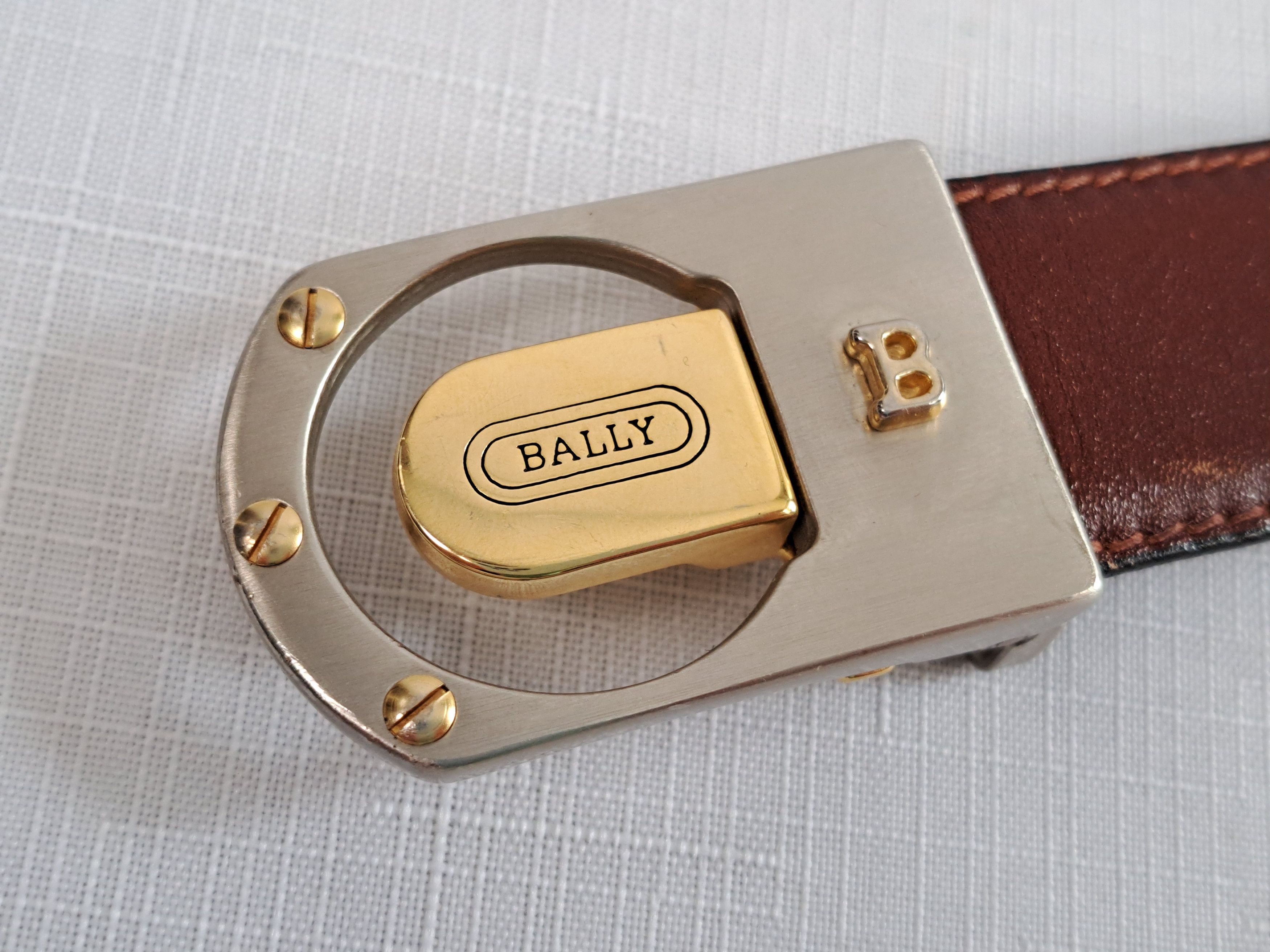 Bally × Vintage Vintage BALLY leather belt. Size ONE SIZE - 7 Thumbnail