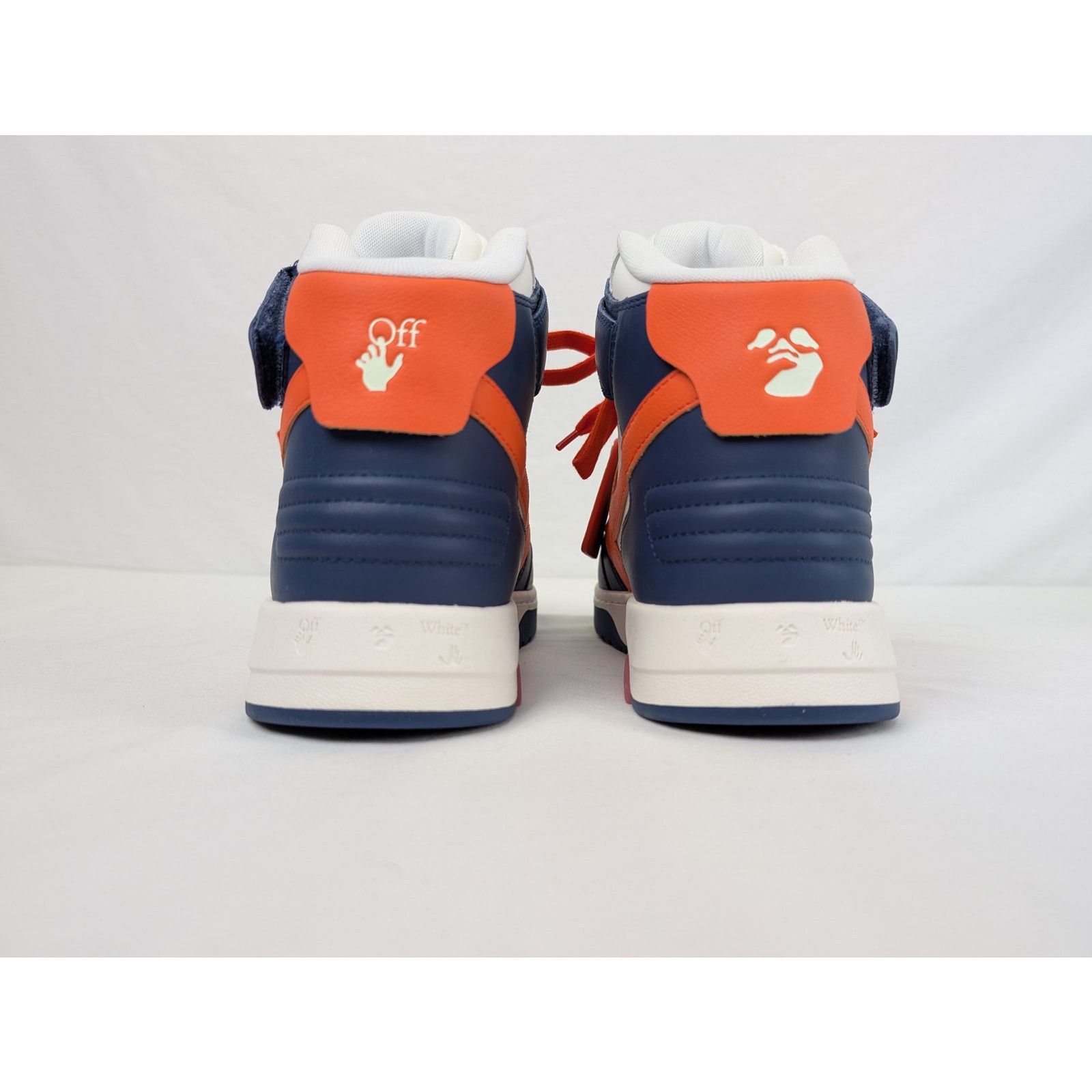 Off-White o1rshd1 Out of office Mid Top Lea Sneakers in Blue Size US 10 / EU 43 - 11 Thumbnail