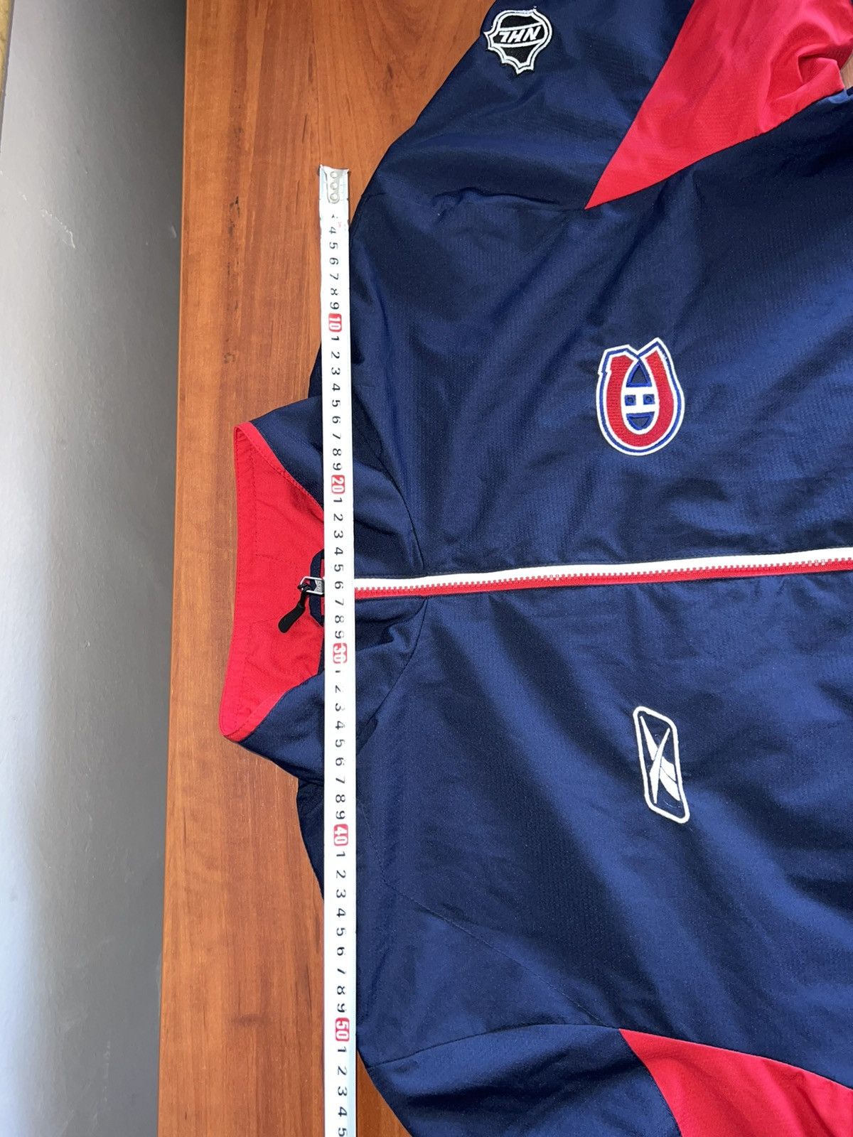 NHL VINTAGE MONTREAL CANADIENS VINTAGE REEBOK ZIP HOCKEY JACKET Size US L / EU 52-54 / 3 - 15 Thumbnail
