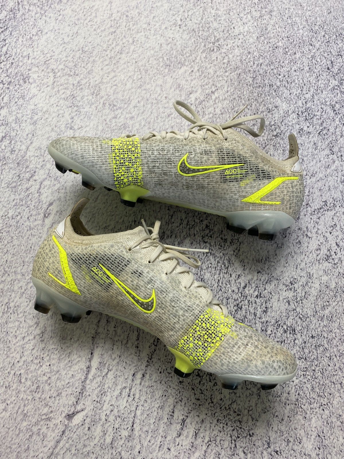 Nike Nike Vapor 14 Elite FG White Soccer Cleats CQ7635-107 US 8 Size US 8 / EU 41 - 3 Thumbnail