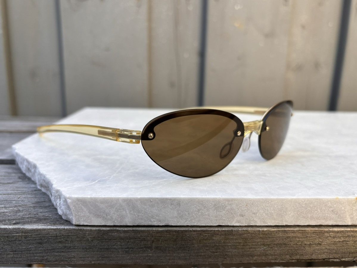 Prada Vintage Prada Sunglasses SPR 10B Rimless Sport S/S 2000s Size ONE SIZE - 17 Thumbnail