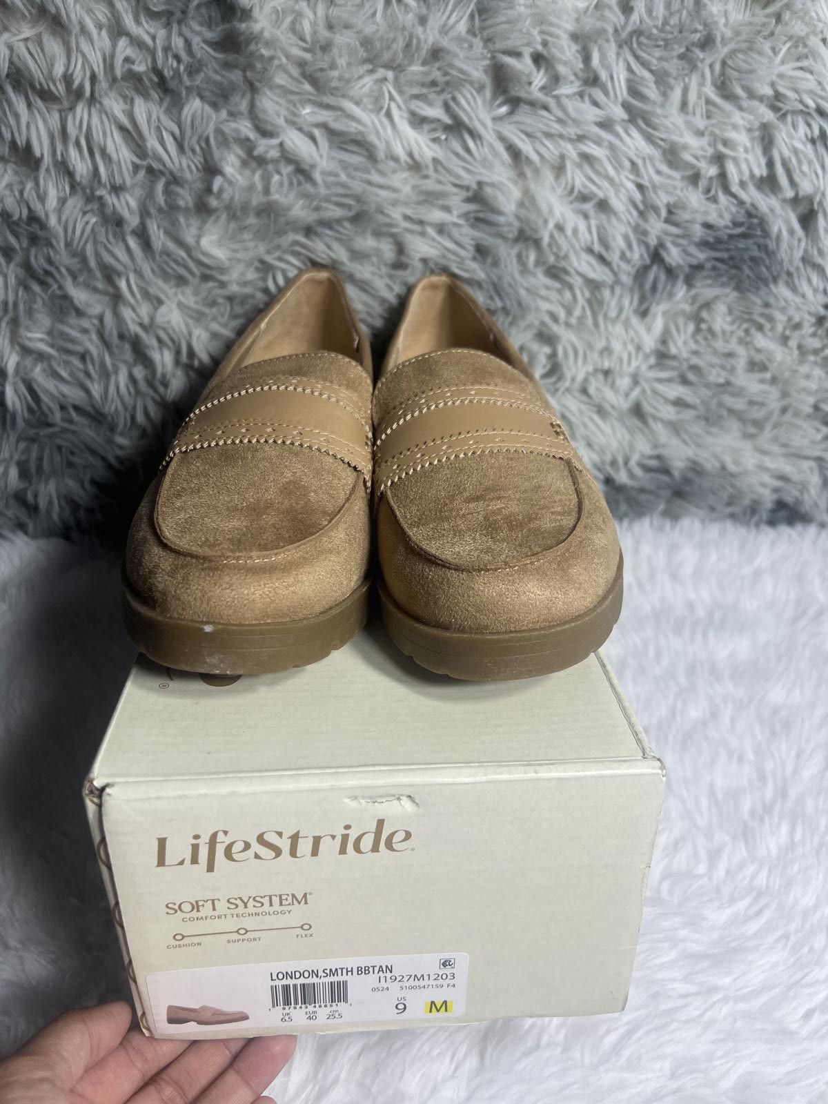 Other Lifesride Women's Tan Suede Loafers Size 8 Size US 9 / IT 39 - 5 Thumbnail
