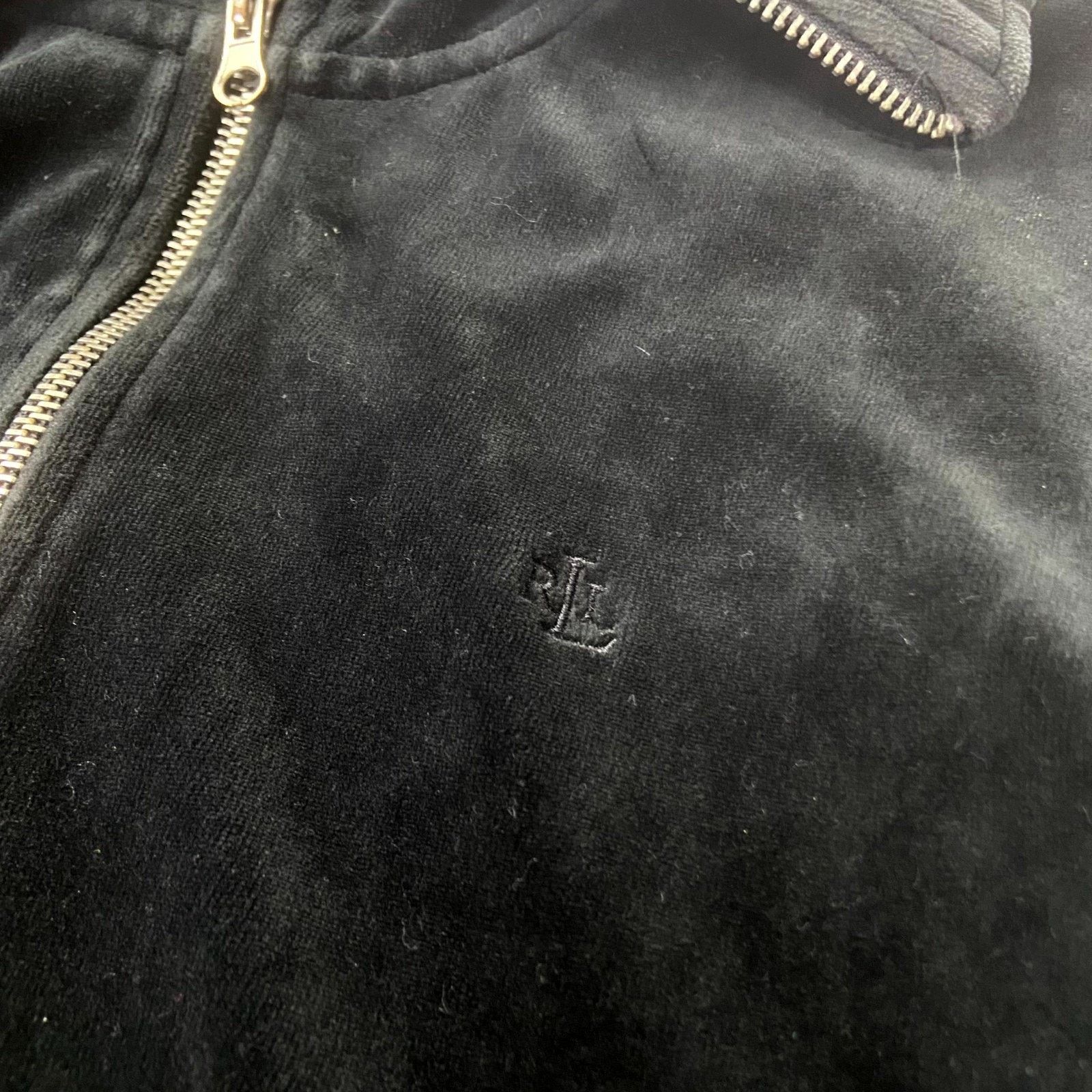 Lauren Ralph Lauren Lauren Ralph Lauren Jacket Women M Black Cotton Velour Full Size M / US 6-8 / IT 42-44 - 4 Thumbnail