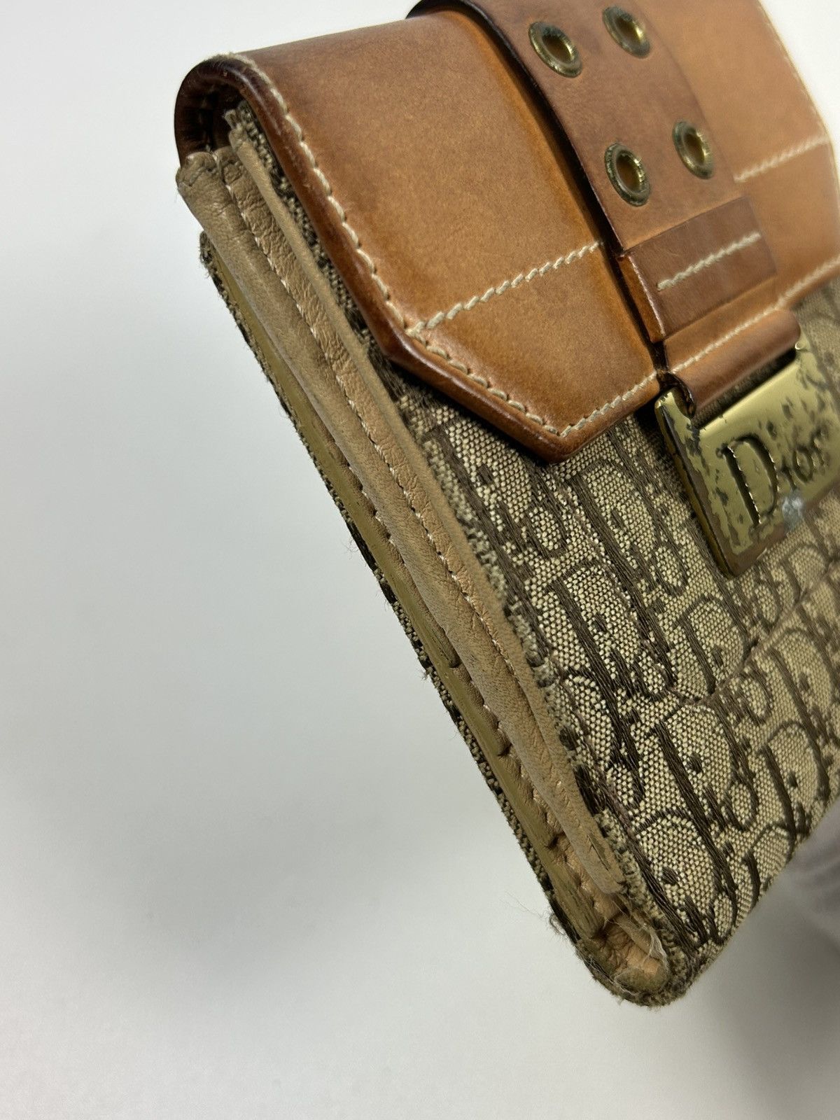 Dior Dior Buckle Trotter Bifold Wallet Size ONE SIZE - 9 Thumbnail