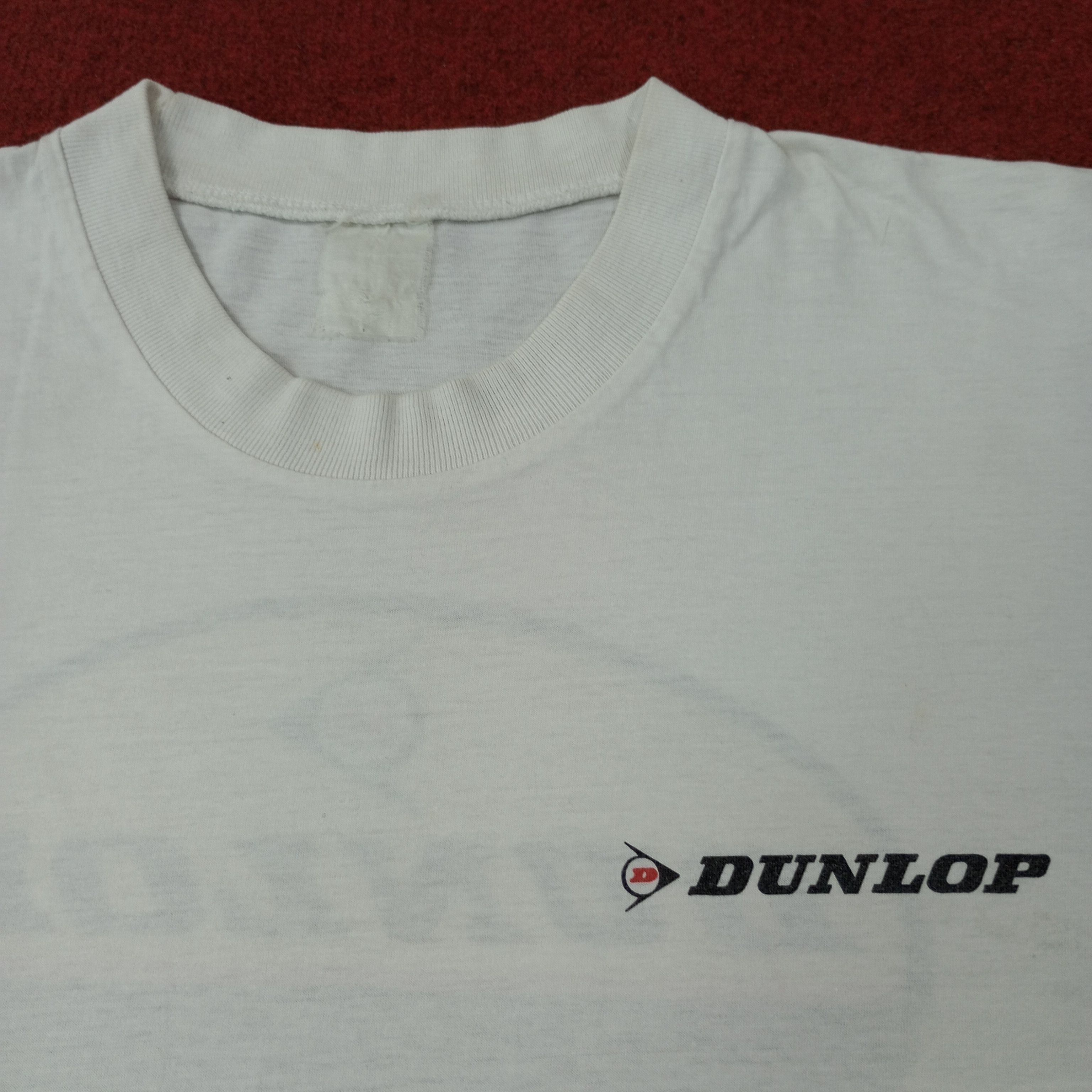 Dunlop Dunlop Motorsport Promo Style Vintage Tshirt c249n48 Size US M / EU 48-50 / 2 - 4 Thumbnail