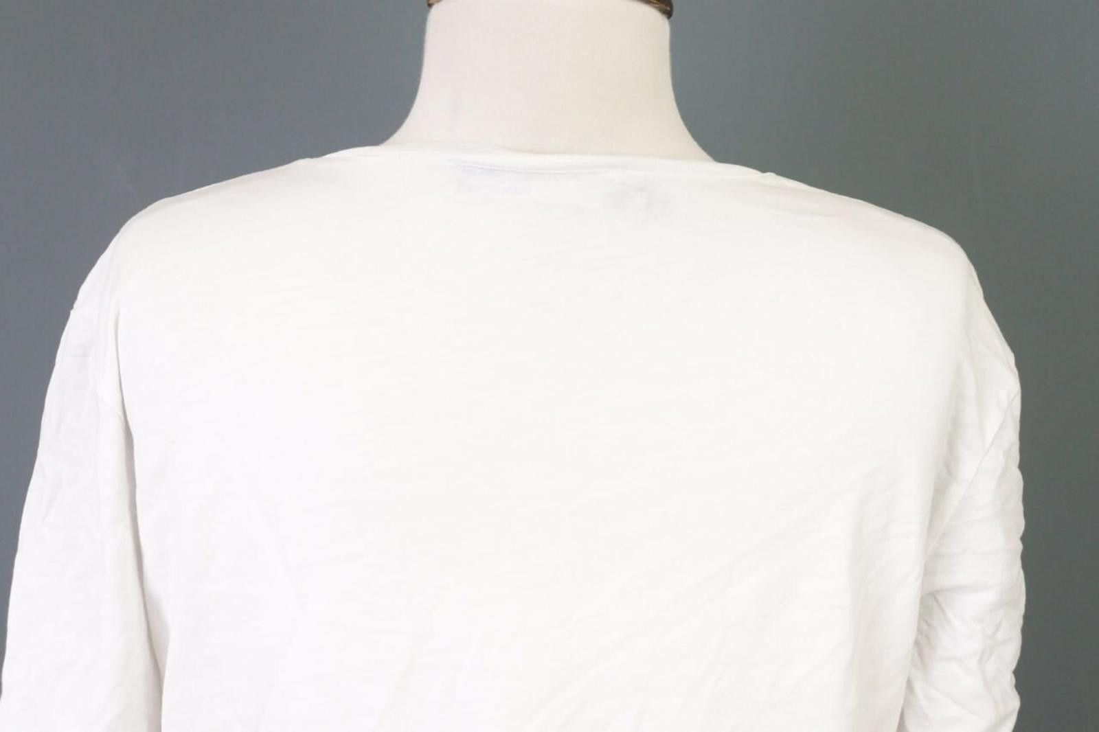 Moschino Love Moschino White Big Logo Top T-Shirt Size USA 6 / I 42 Size XS / US 0-2 / IT 36-38 - 7 Thumbnail