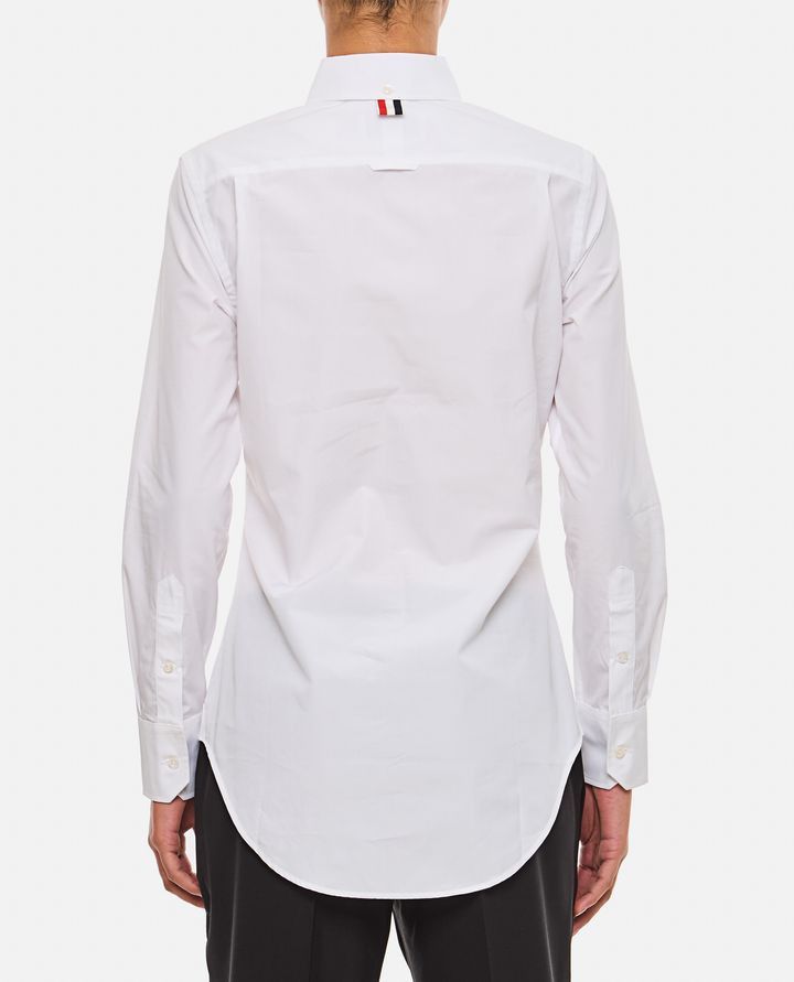 Thom Browne o1s22i1n0924 Fitted Shirt in Poplin in White Size XS / US 0-2 / IT 36-38 - 6 Thumbnail