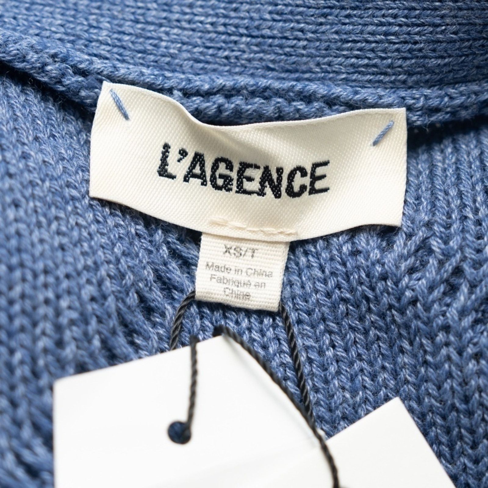 L'AGENCE L'agence. Mica Belted Cable Cardigan. Size XS / US 0-2 / IT 36-38 - 3 Thumbnail