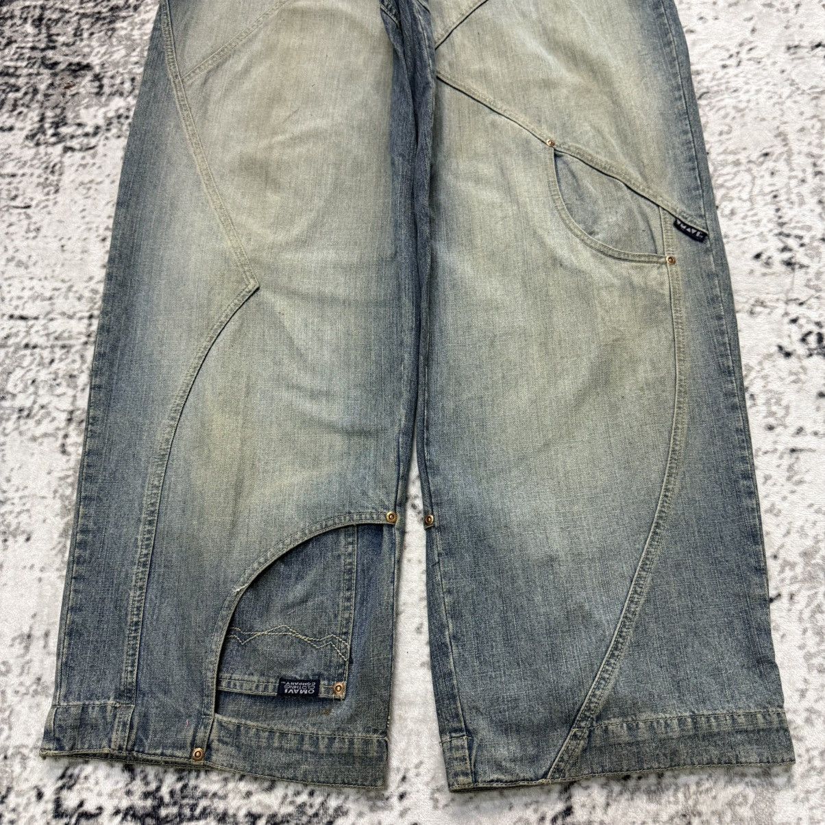 JNCO Y2K Vintage Den Em Jenz Crazy Paneled Baggy Jeans Size US 36 / EU 52 - 4 Thumbnail