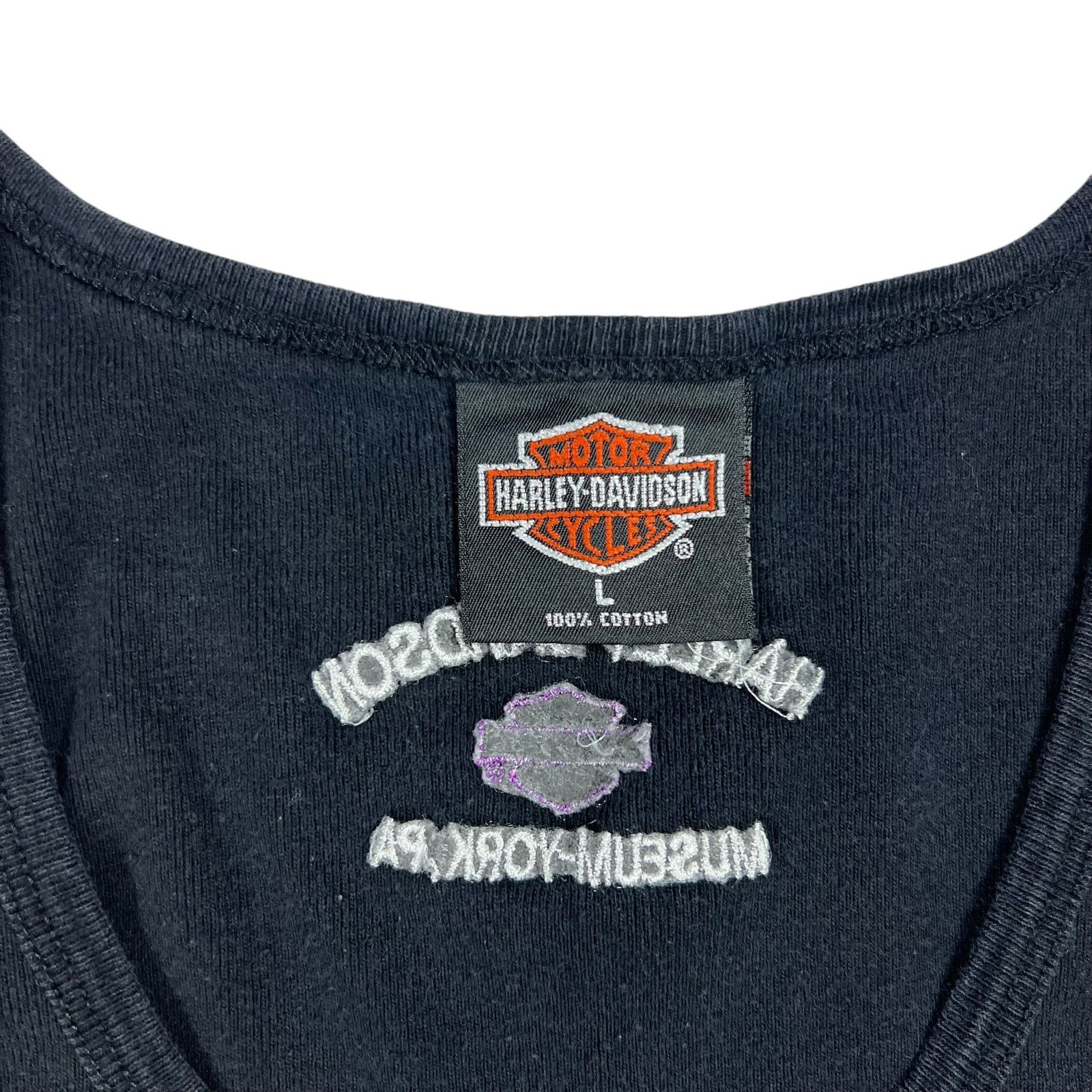 Harley Davidson × Vintage Vintage Y2K Harley Davidson Femme biker baby style tank top Size L / US 10 / IT 46 - 5 Thumbnail