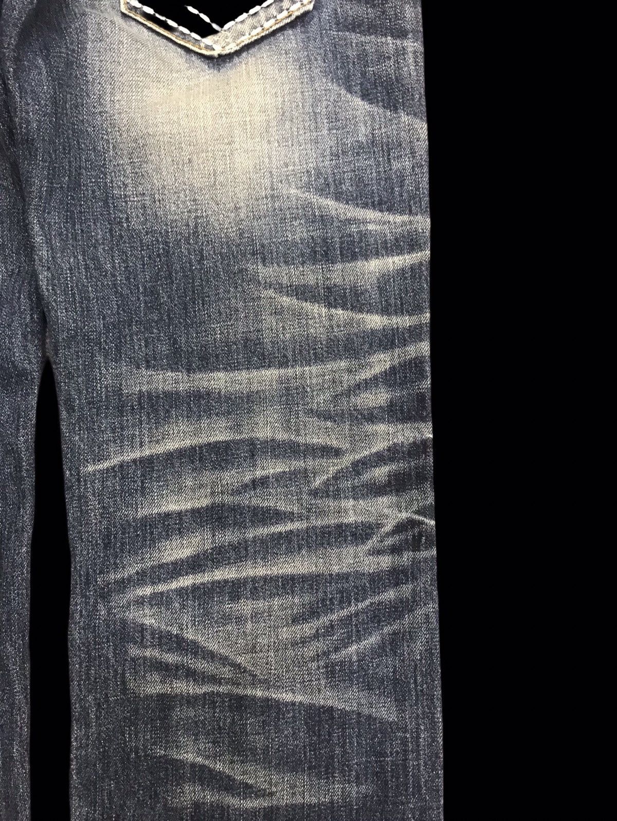 Japanese Brand 💥ARCHIVAL💥VERY RARE THE REDPEPPER SICK DESIGN DENIM F204 Size US 31 - 16 Thumbnail