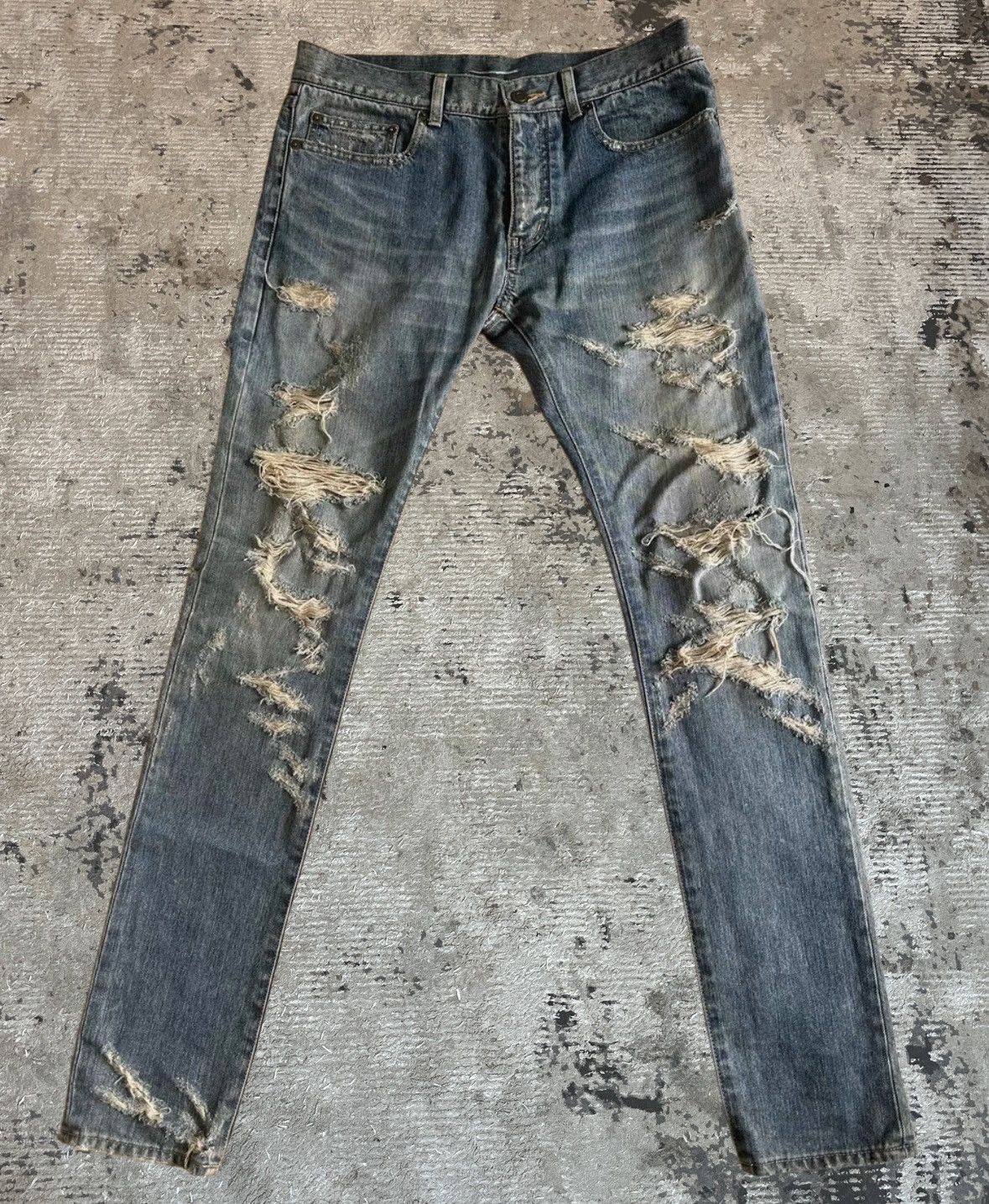 Saint Laurent Crash Denim OG CRASH