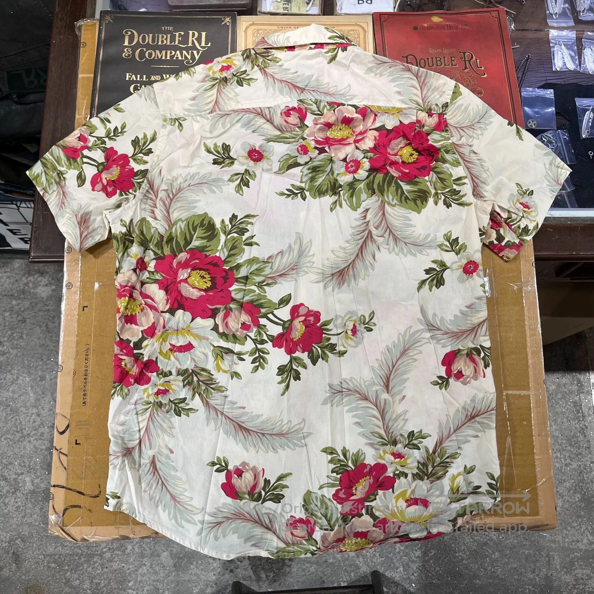 RRL Ralph Lauren Floral Short Sleeve T. Size M / US 6-8 / IT 42-44 - 3 Thumbnail