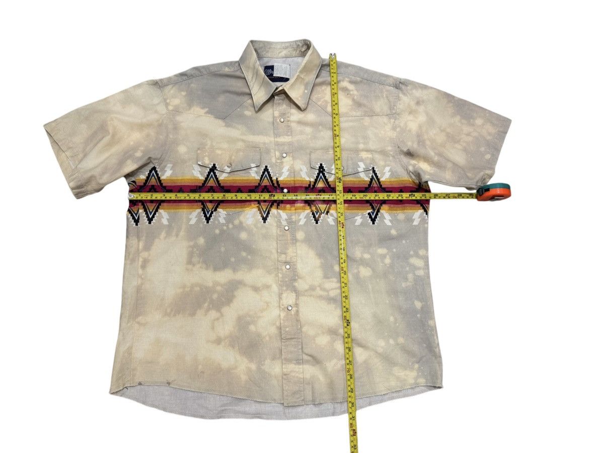 Vintage × Wrangler VINTAGE NAVAJO WRANGLER WESTERN SHIRT CUSTOM ACID WASH Size US XL / EU 56 / 4 - 9 Thumbnail