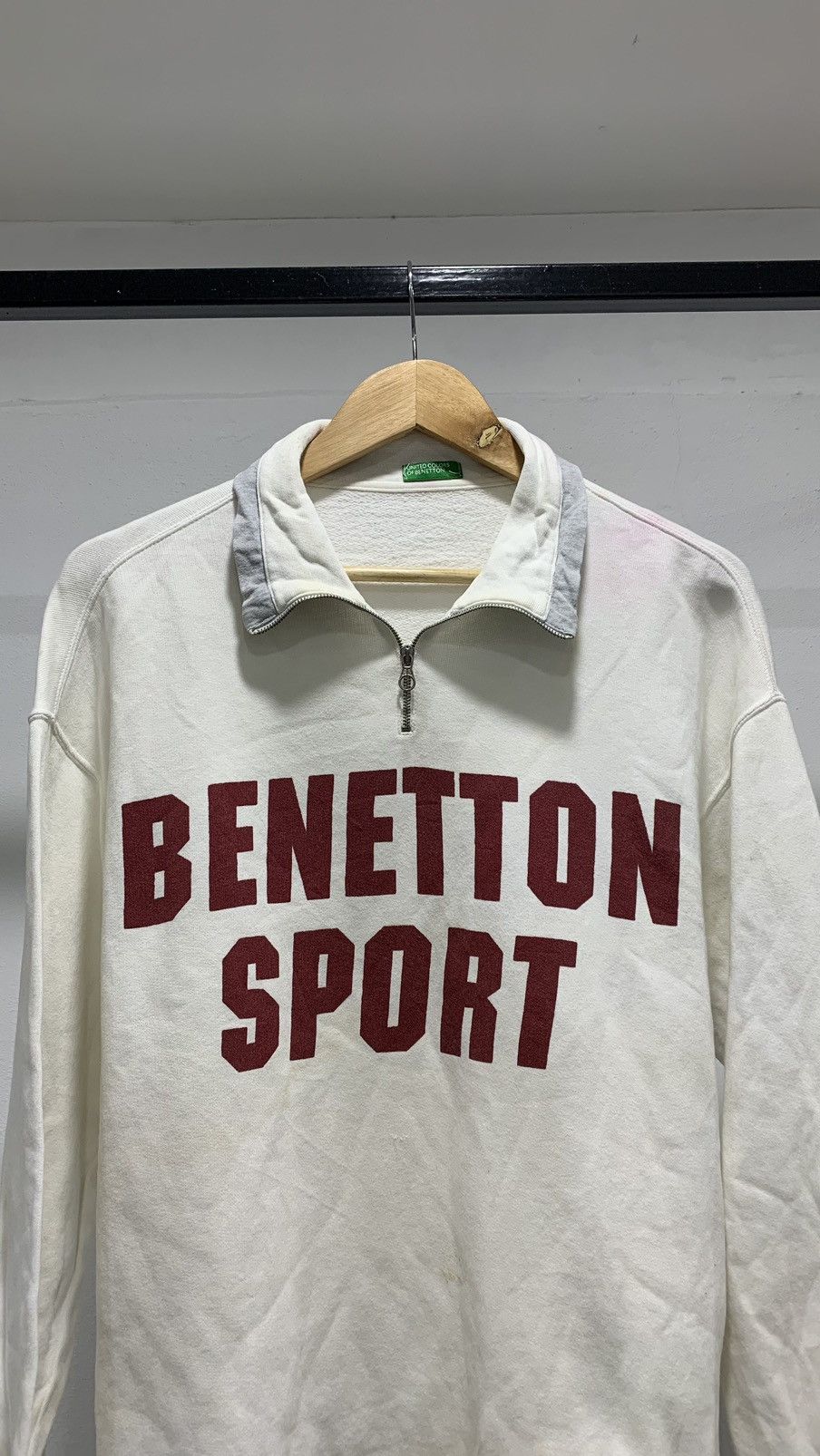 🚨FINAL DROP🚨 Vintage Benetton Sport Halfzip Sweater