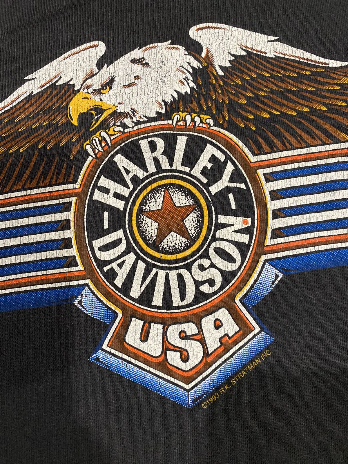 Harley Davidson × Vintage 1993 Harley Davidson New Orleans T L Size US L / EU 52-54 / 3 - 4 Thumbnail