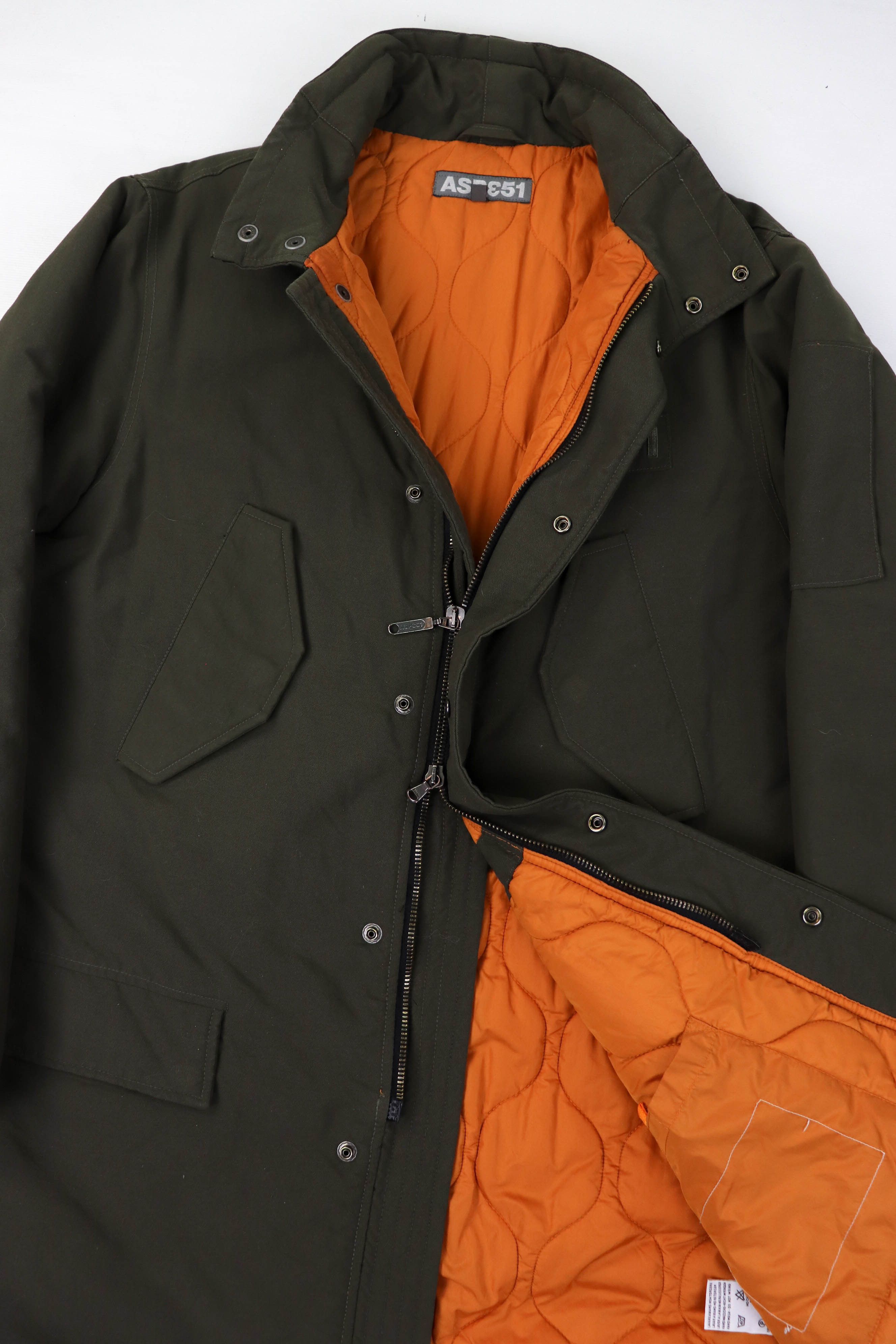 Aspesi Aspesi Thermal Insulation Olive Green Field Jacket Size US XL / EU 56 / 4 - 7 Thumbnail