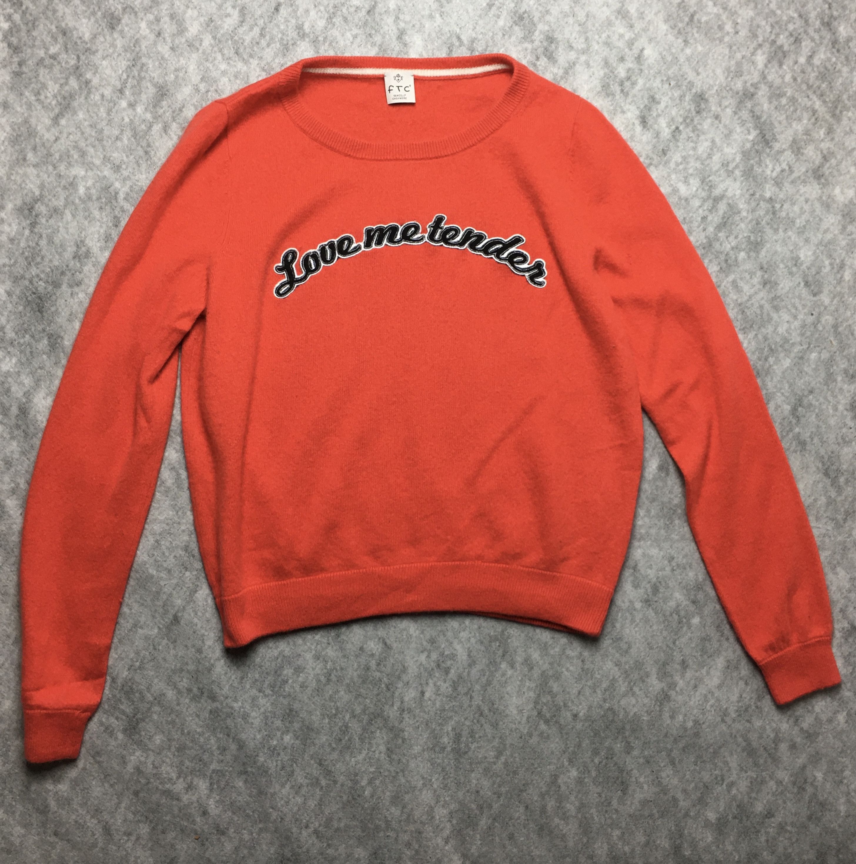 FTC FTC Seacell Cashmere Red Sweater "Love me tender" Size M / US 6-8 / IT 42-44 - 5 Thumbnail